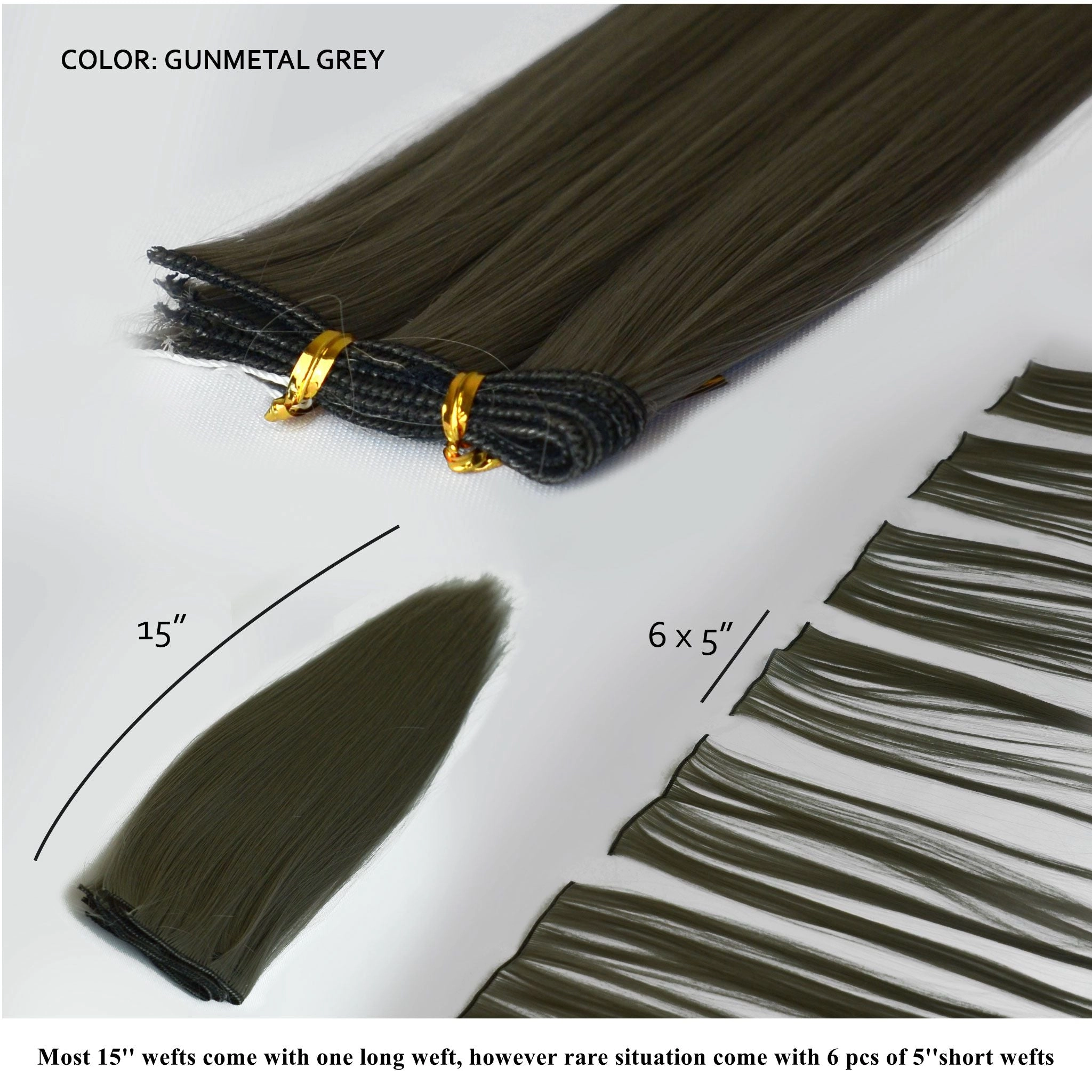 15" Weft Extension - Apple Red Mix