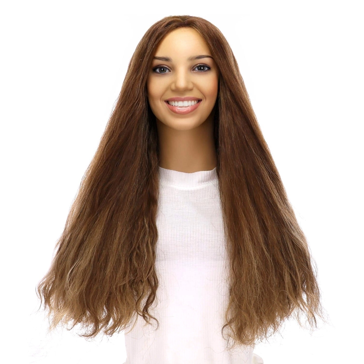 24" 3/4 Bandfall Wig Light Brown Babylight Wavy