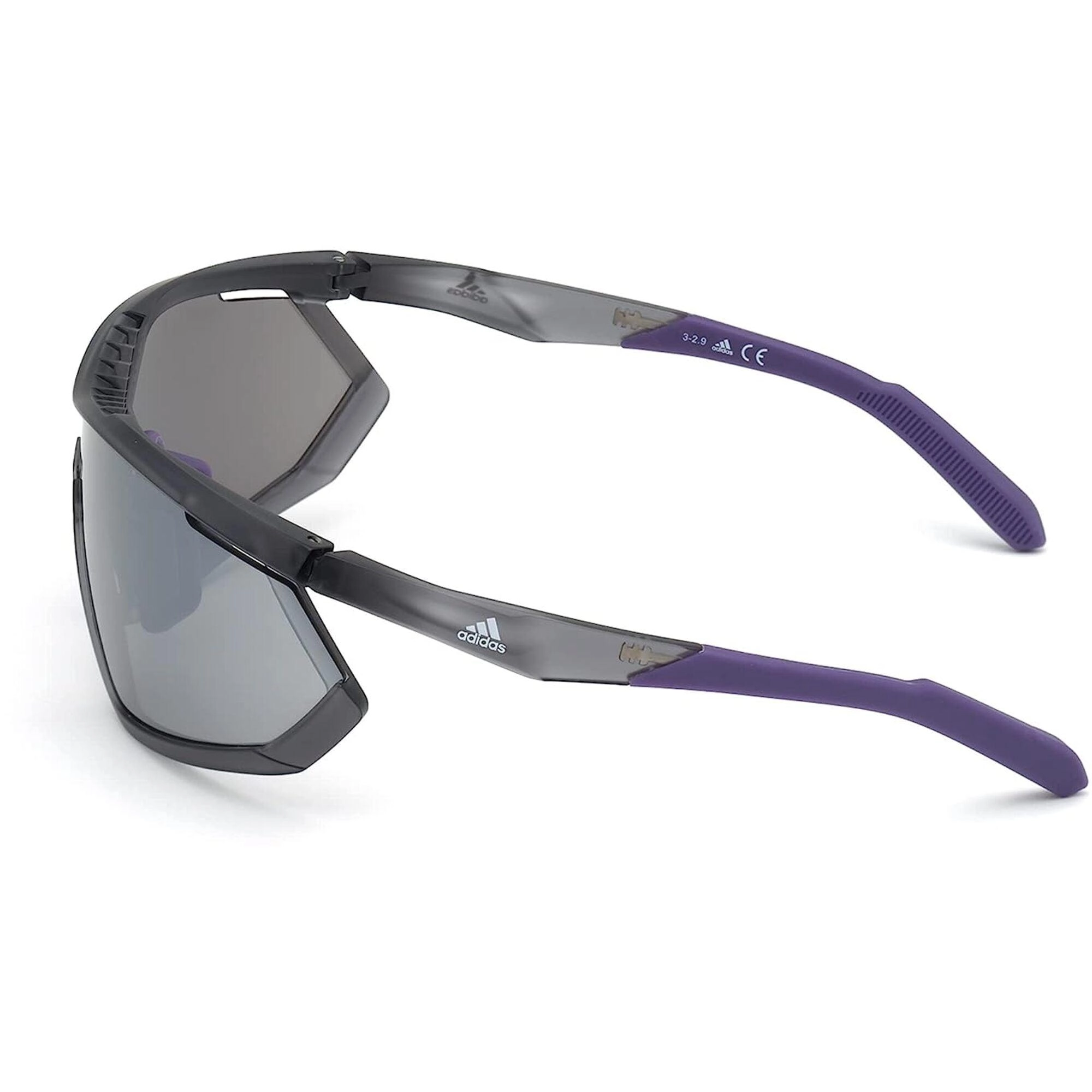 Adidas Women's Sunglasses - Frosted Grey Plastic Frame Smoke Lens | ADIDAS SP0002 20C