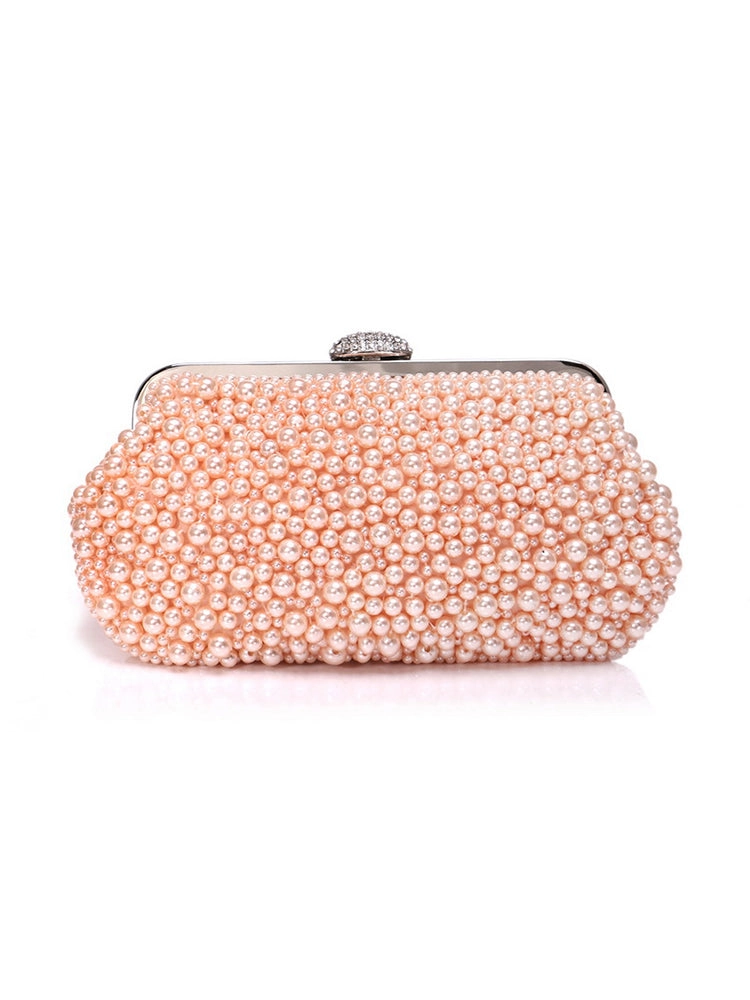 All Over Pearl Pouch Clutch Wedding Evening Bag