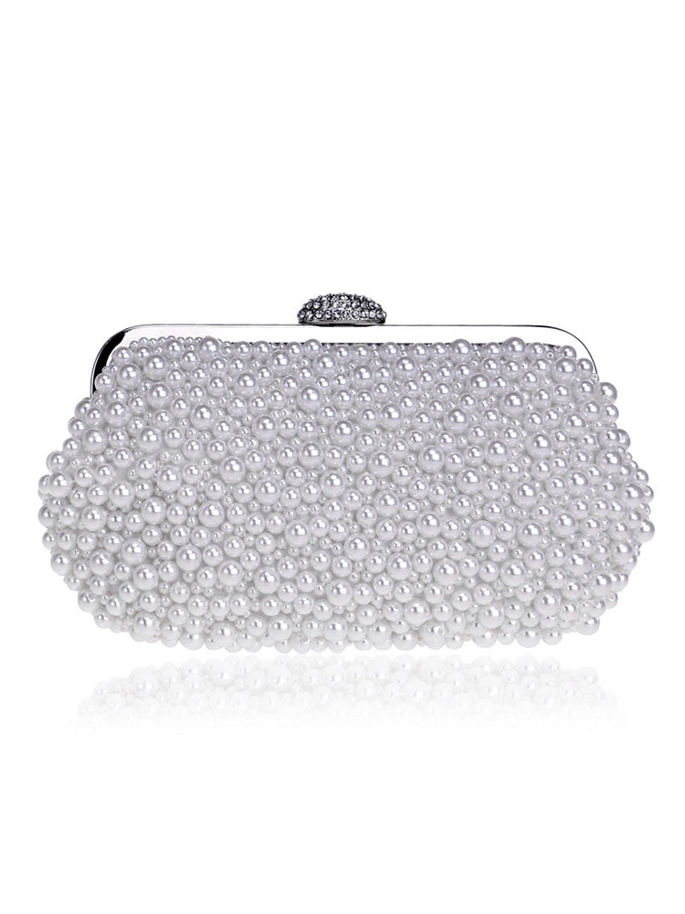 All Over Pearl Pouch Clutch Wedding Evening Bag
