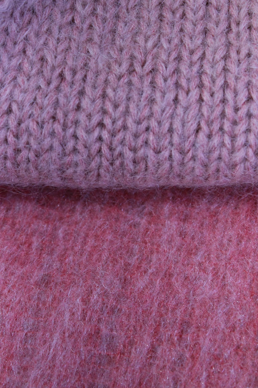 & Other Stories J Crew Womens Knit Balaclava Hat Scarf Light Pink