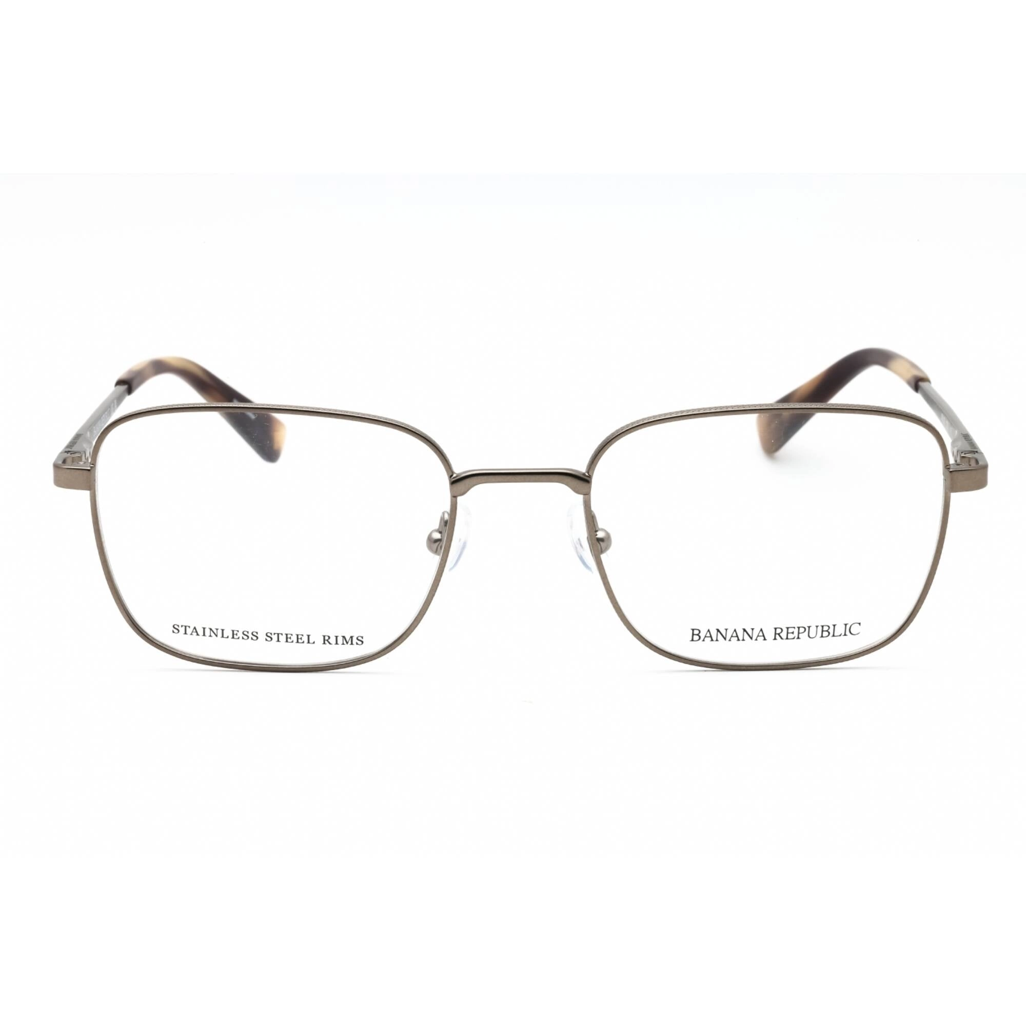 Banana Republic Men's Eyeglasses - Light Brown Square Full Rim Frame | BR 118 0TUI 00