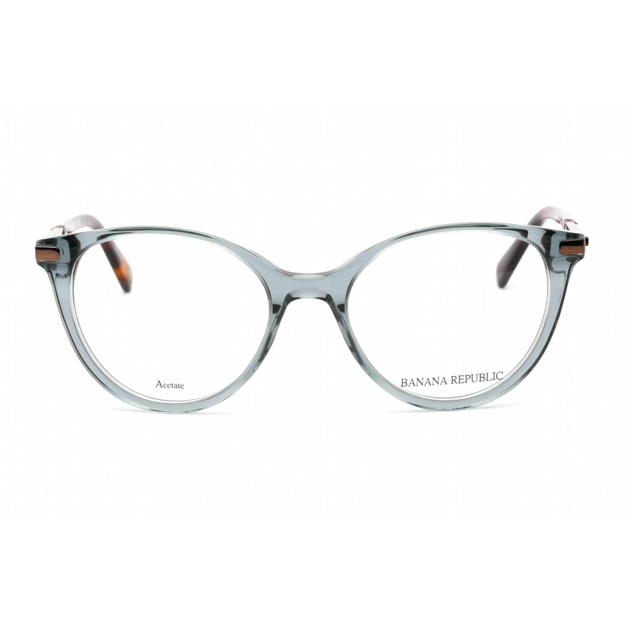 Banana Republic Women's Eyeglasses - Aqua Crystal Round Shape Frame | BR 211 0E1N 00