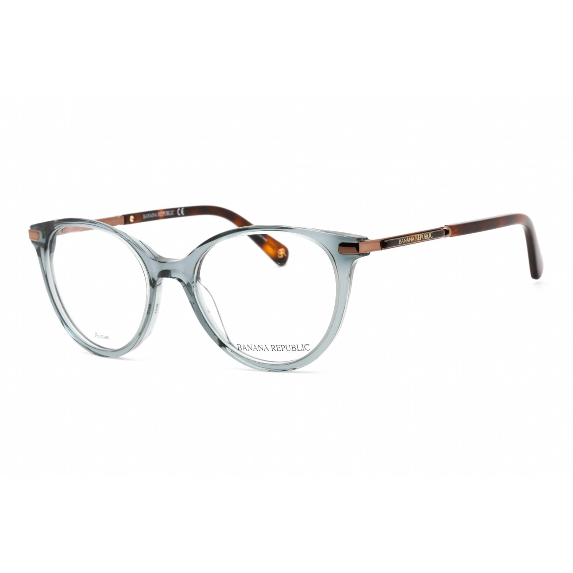 Banana Republic Women's Eyeglasses - Aqua Crystal Round Shape Frame | BR 211 0E1N 00