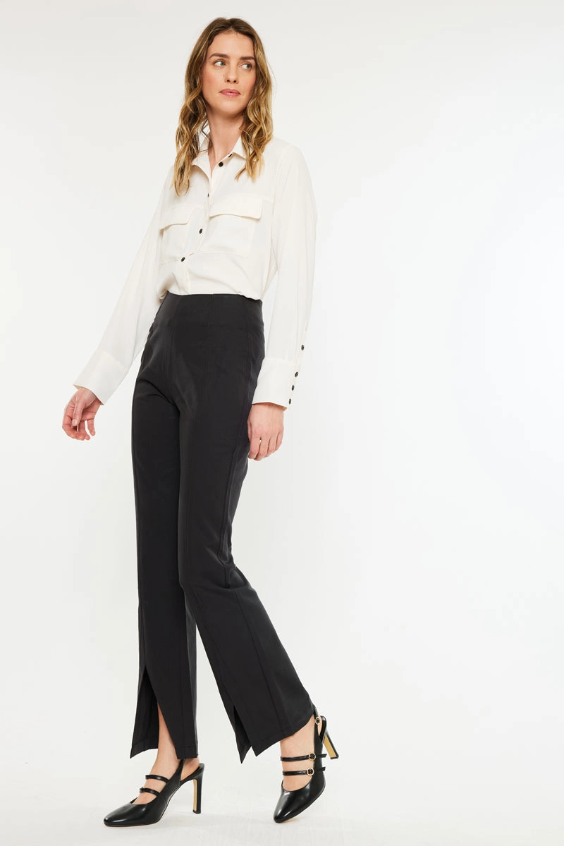 Brenda Ultra High Rise Flare Satin Pants