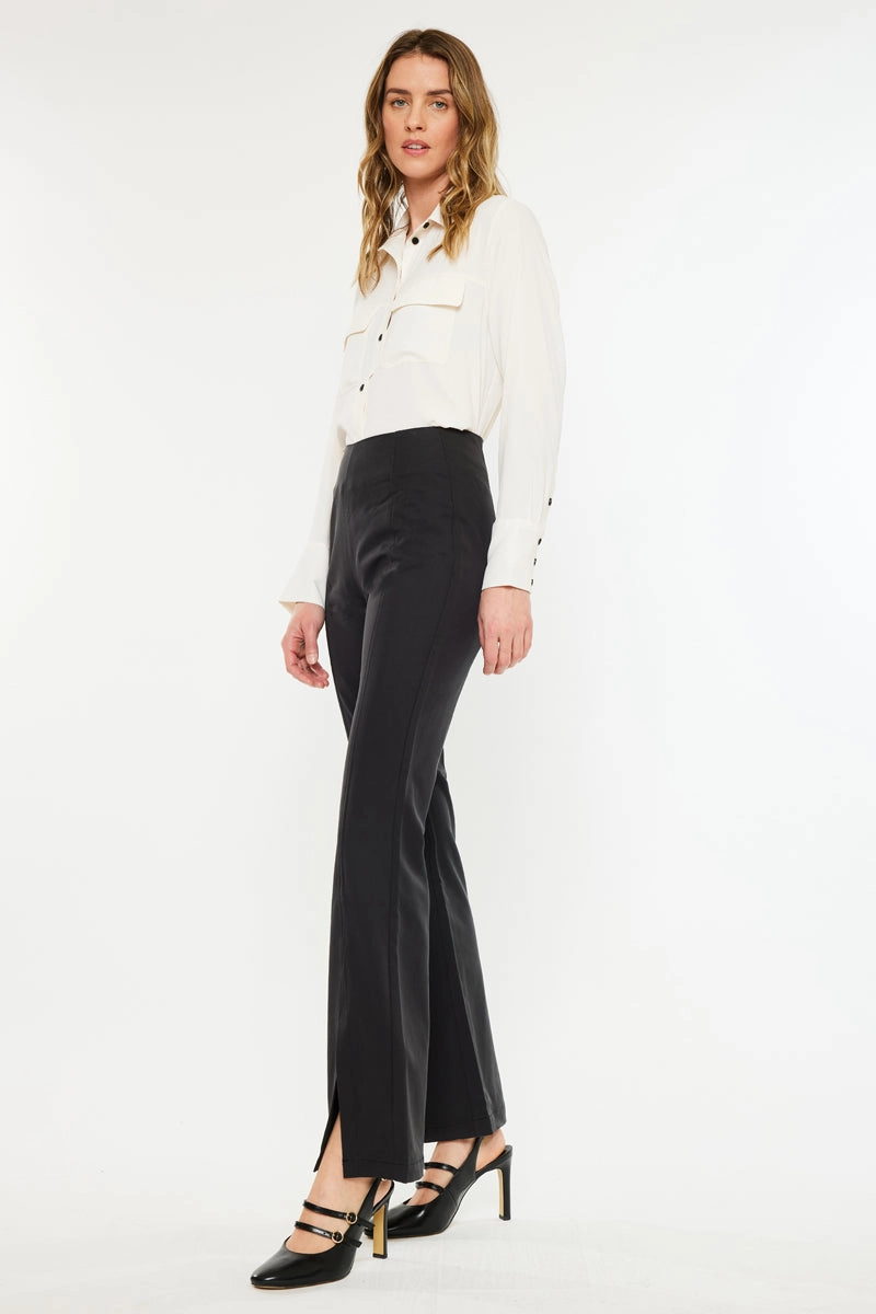 Brenda Ultra High Rise Flare Satin Pants