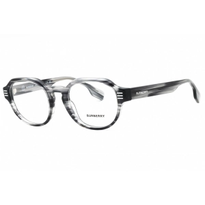 Burberry Men's Eyeglasses - Grey Plastic Full Rim Round Shape Frame | 0BE2386 4097