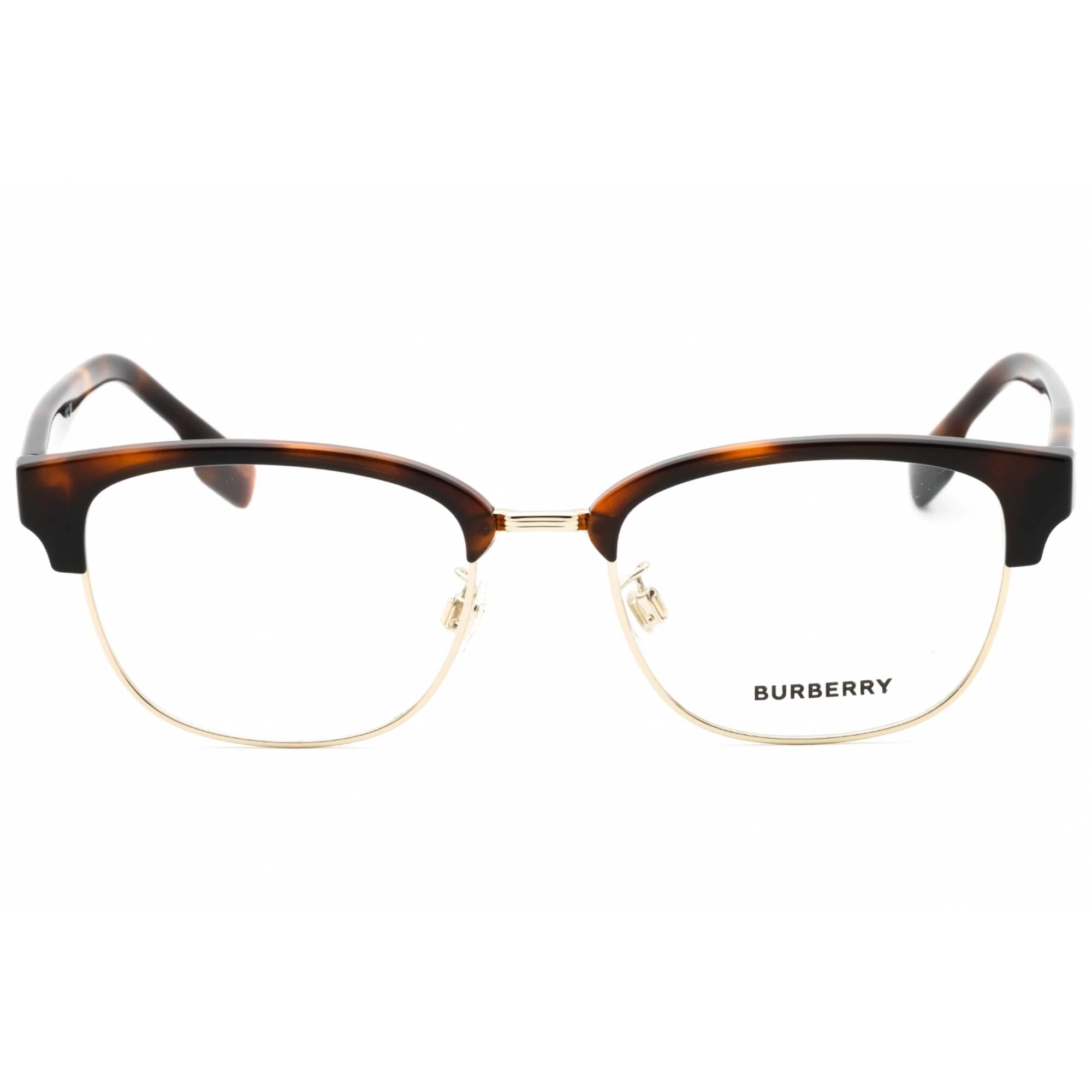 Burberry Men's Eyeglasses - Light Havana Plastic Full Rim Pilot Frame | 0BE2351D 3316