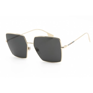Burberry Women's Sunglasses - Light Gold Metal Frame Dark Grey Lens | 0BE3133 110987