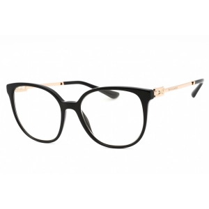 Bvlgari Women's Eyeglasses - Black Plastic Full Rim Cat Eye Shape Frame | 0BV4212 5518