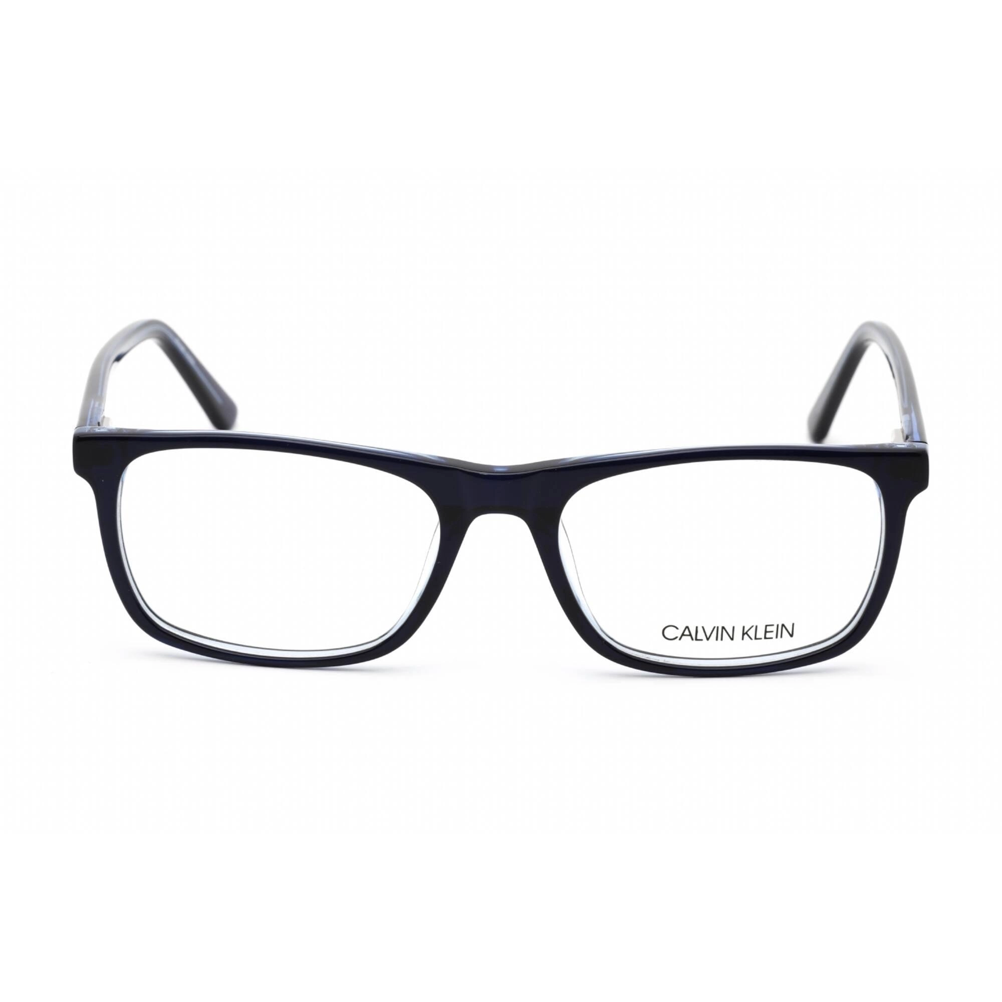 Calvin Klein Men's Eyeglasses - Rectangular Crystal Navy and Light Blue | CK20503 449