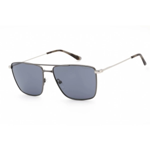 Calvin Klein Men's Sunglasses - Full Rim Gunmetal Metal Aviator Frame | CK21116S 008