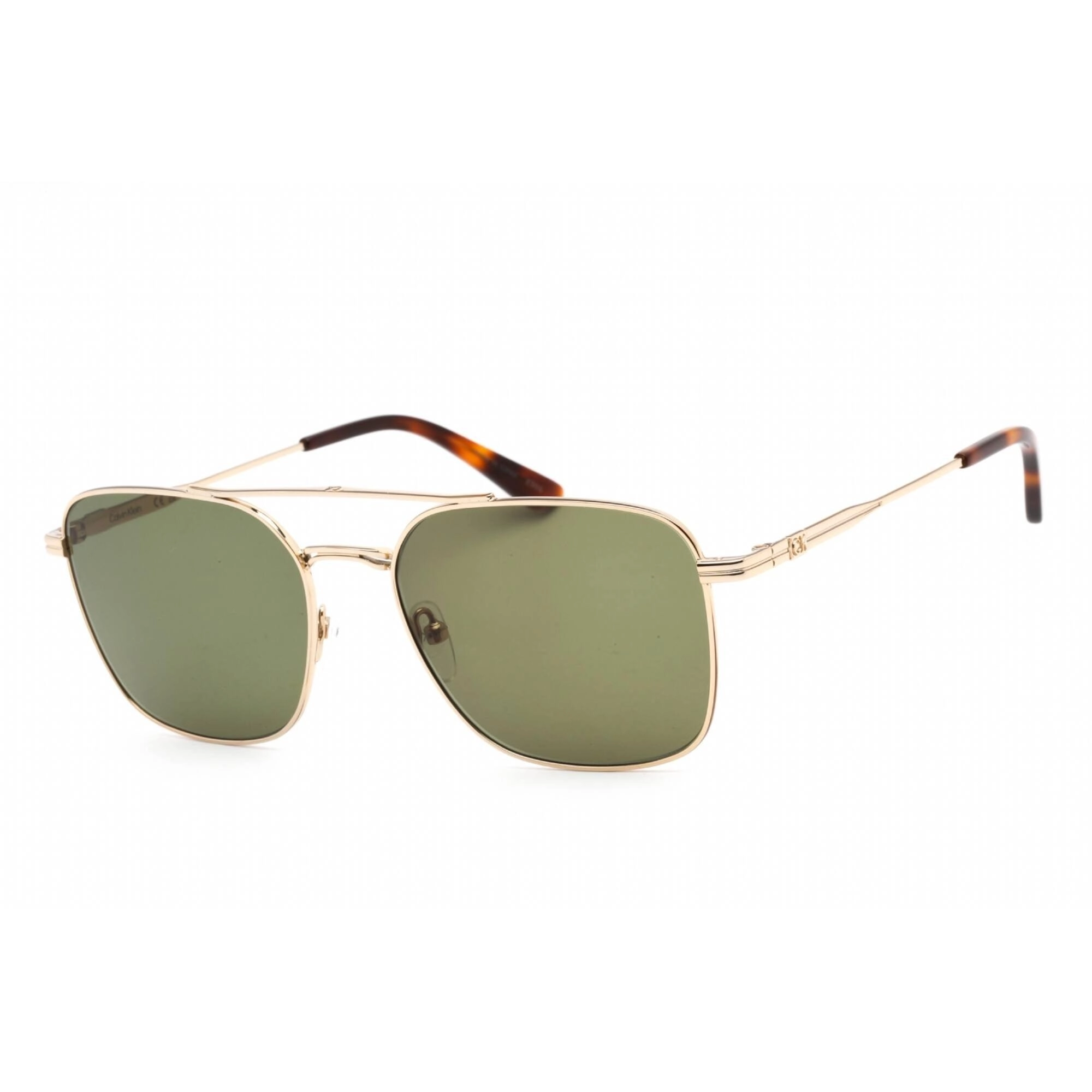 Calvin Klein Men's Sunglasses - Gold/Havana Metal Square Shape Frame | CK22115S 718