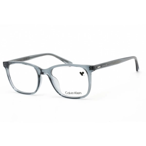 Calvin Klein Unisex Eyeglasses - Crystal Teal Plastic Square Shape Frame | CK21500 429