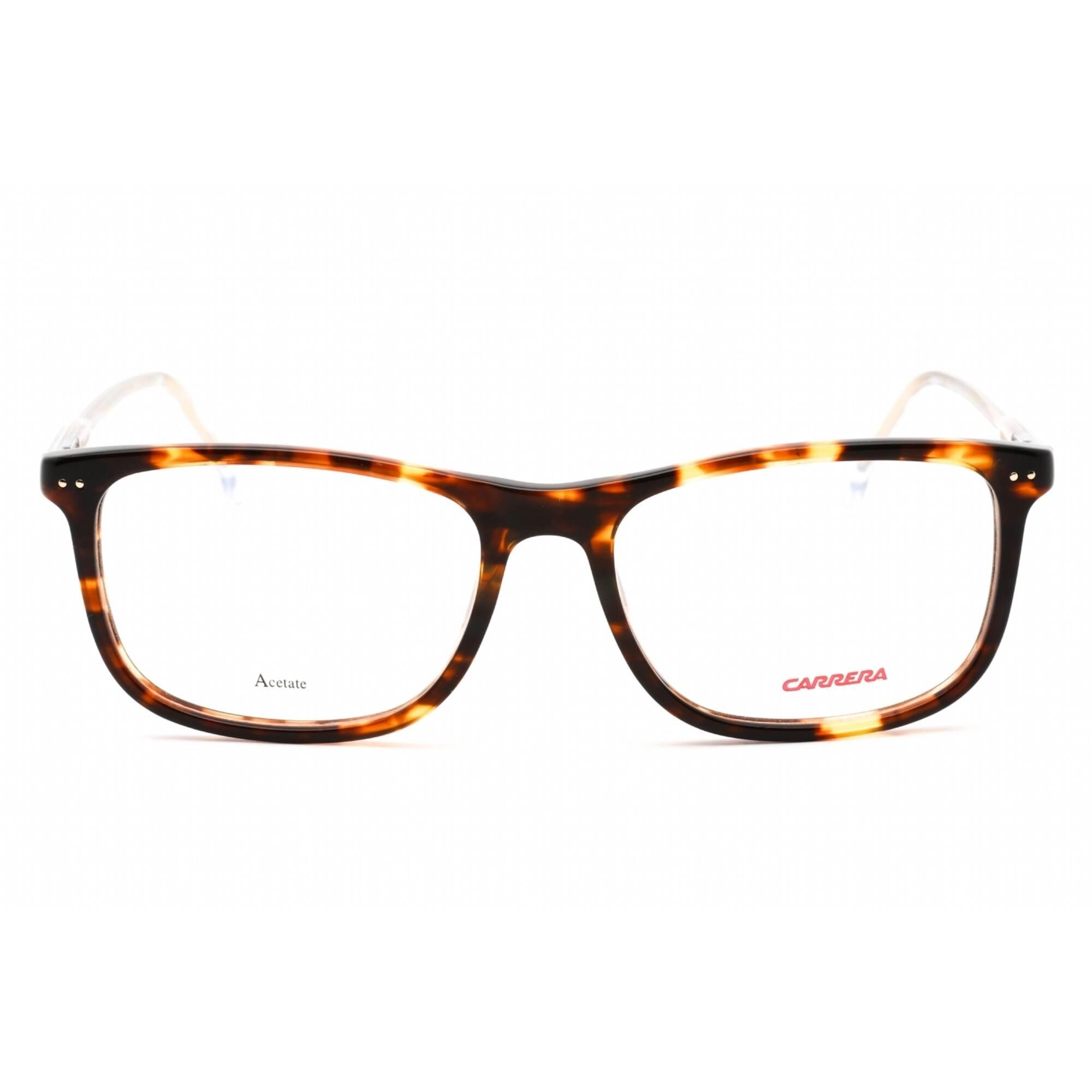 Carrera Men's Eyeglasses - Havana Plastic Rectangular Frame | CARRERA 202/N 0086 00