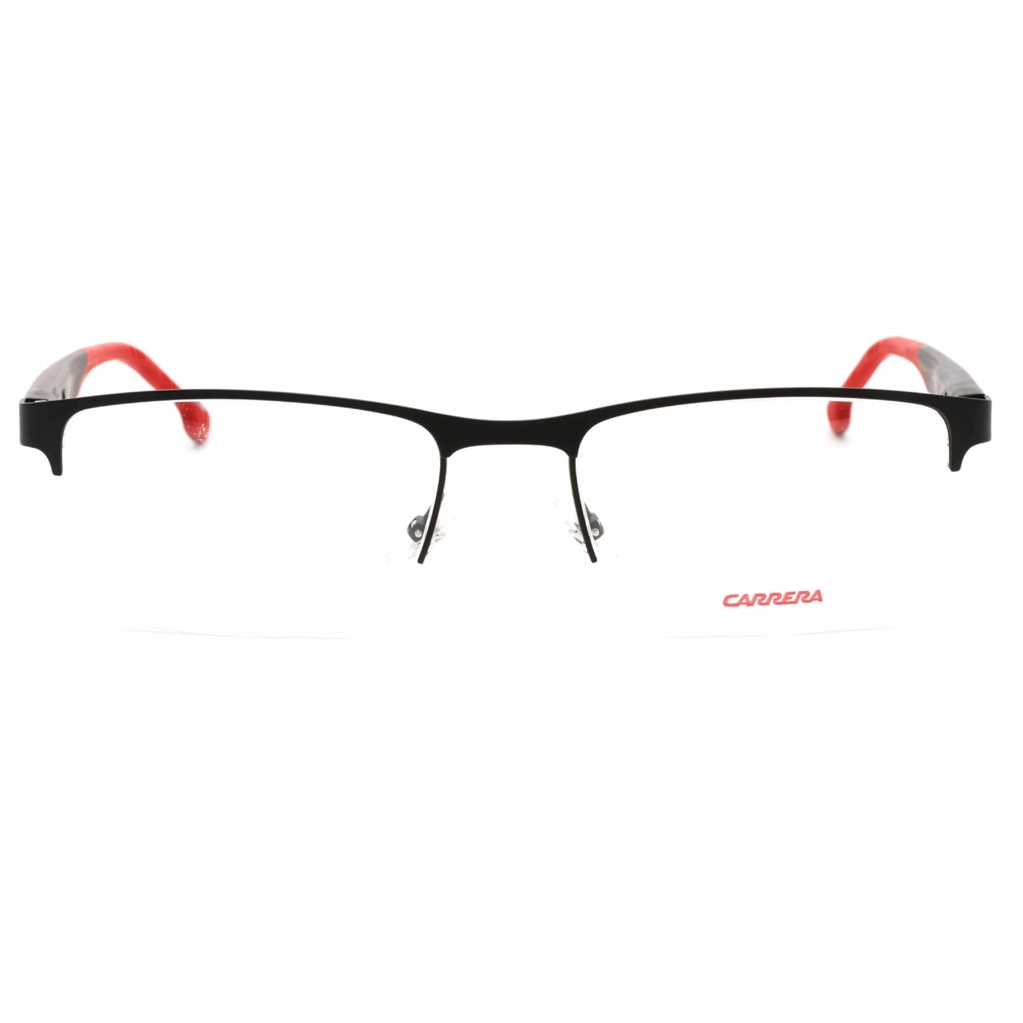 Carrera Men's Eyeglasses - Matte Black Metal Half Rim Frame | CARRERA 8864 0003 00