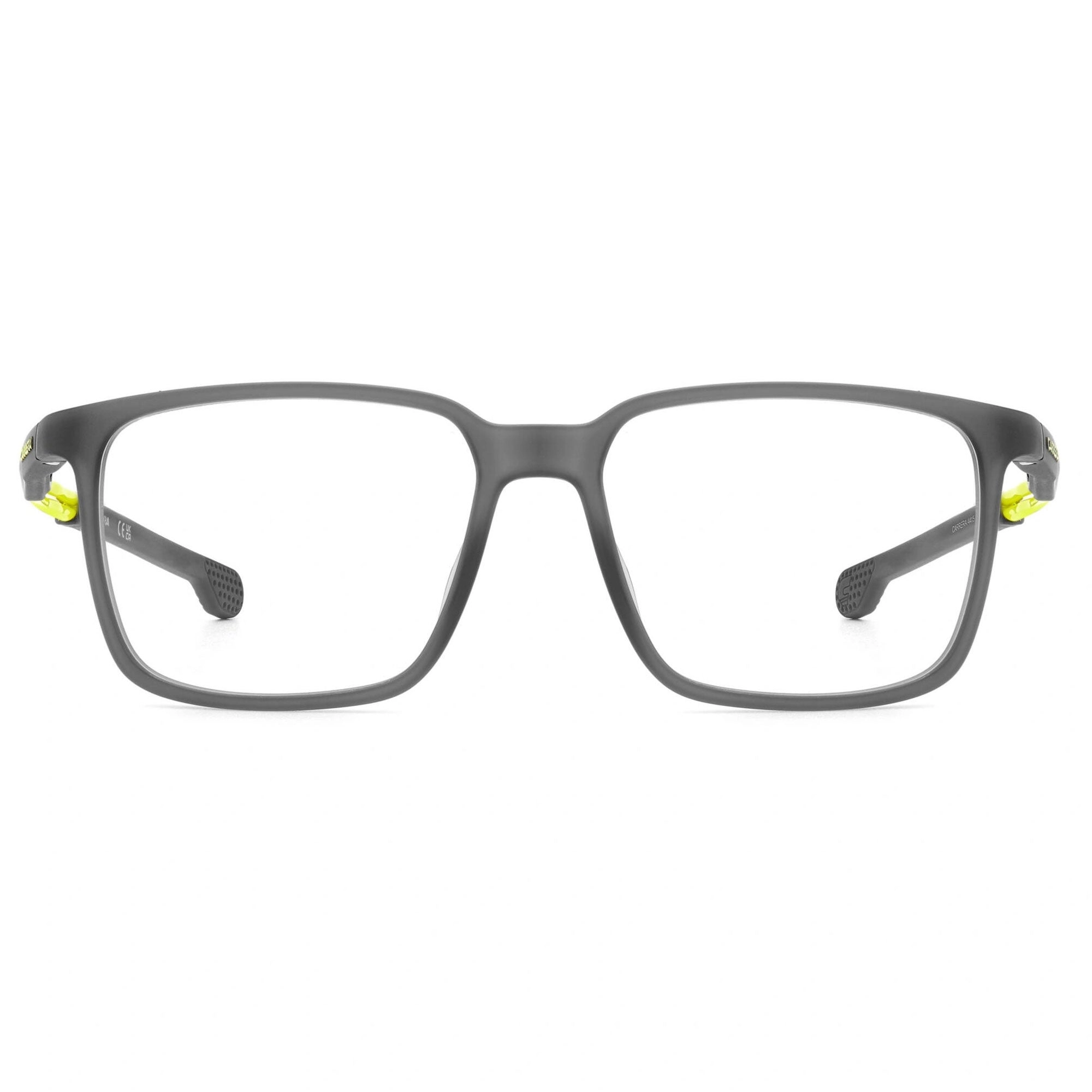 Carrera Men's Eyeglasses - Matte Grey Plastic Square Shape Frame Demo Lens | 4415 0RIW