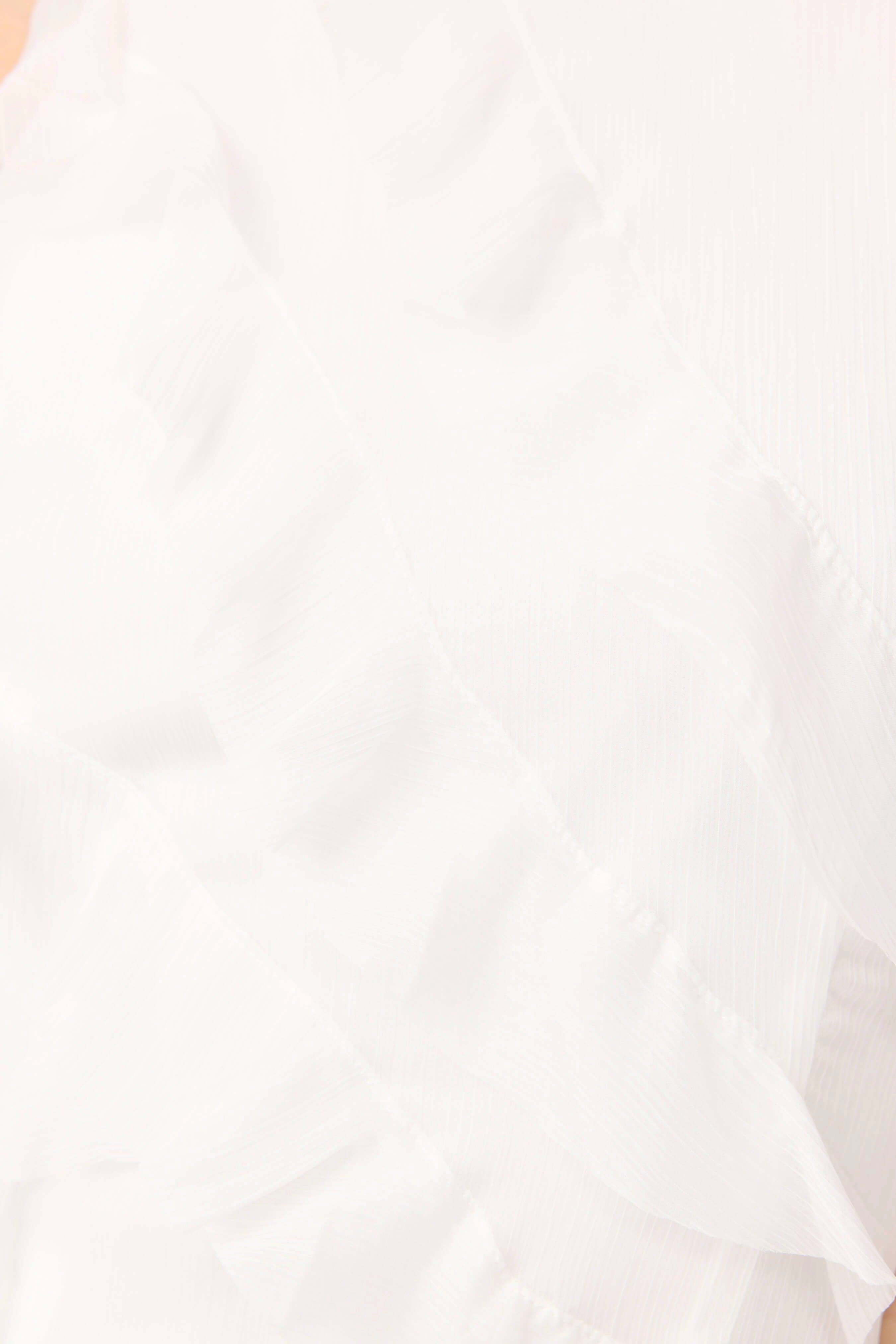 Celeana Textured Sheer Maxi Dress in White