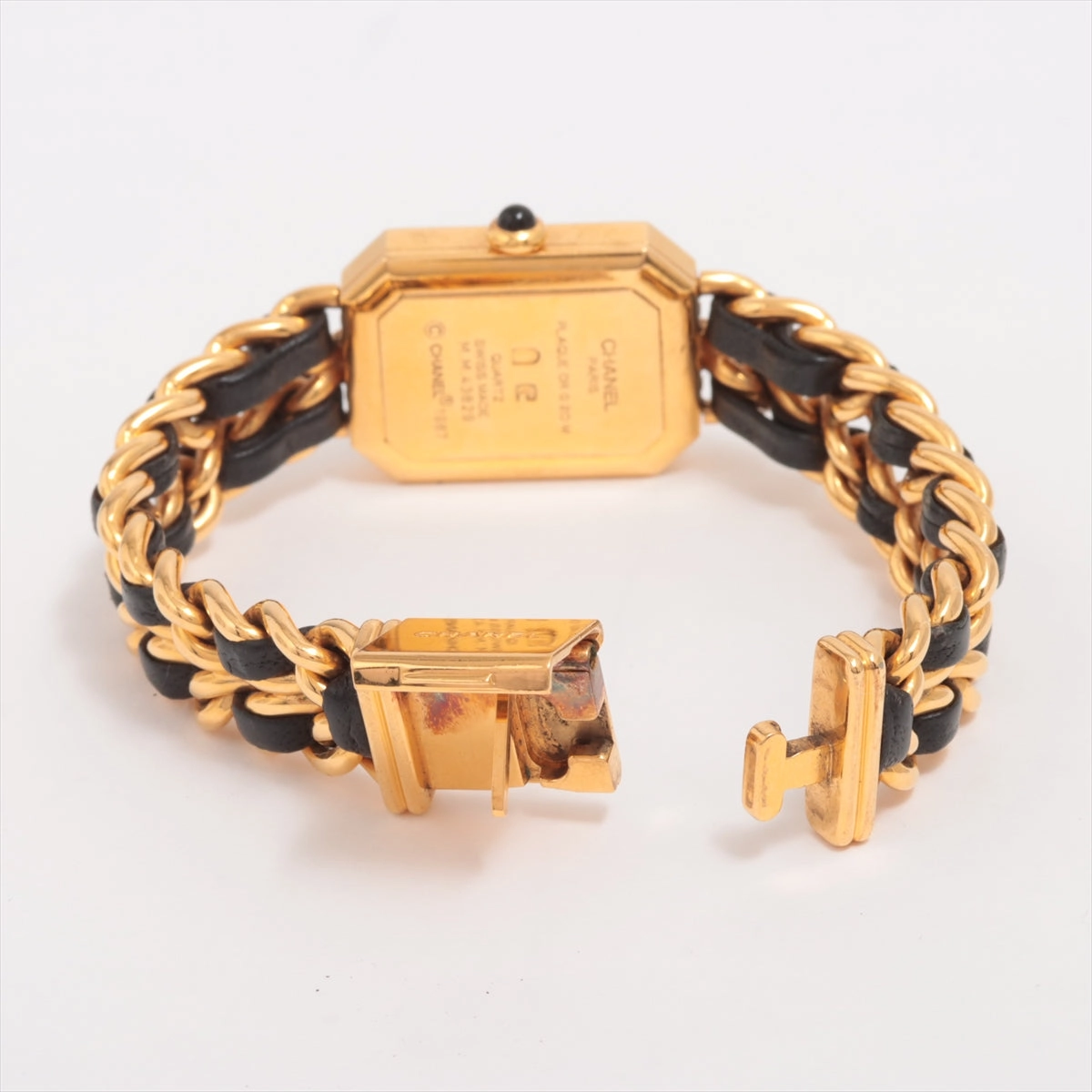 Chanel Premier M Black Gold Watch