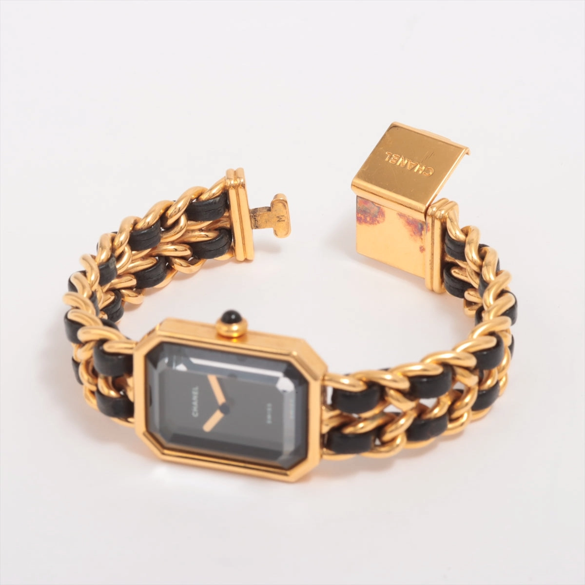 Chanel Premier M Black Gold Watch