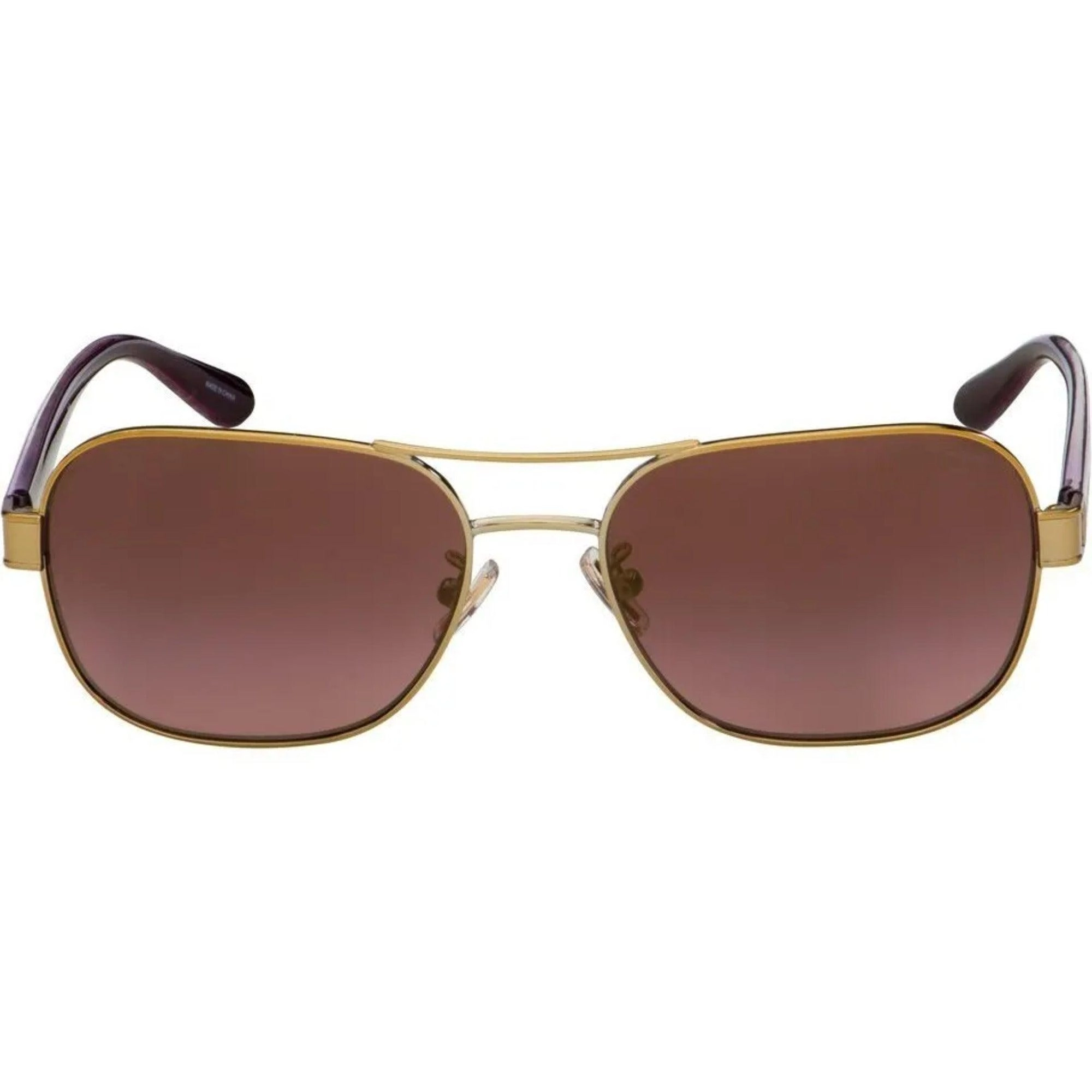 Coach Women's Sunglasses - Full Rim Light Gold/Purple Metal Frame | 0HC7116 90056F57