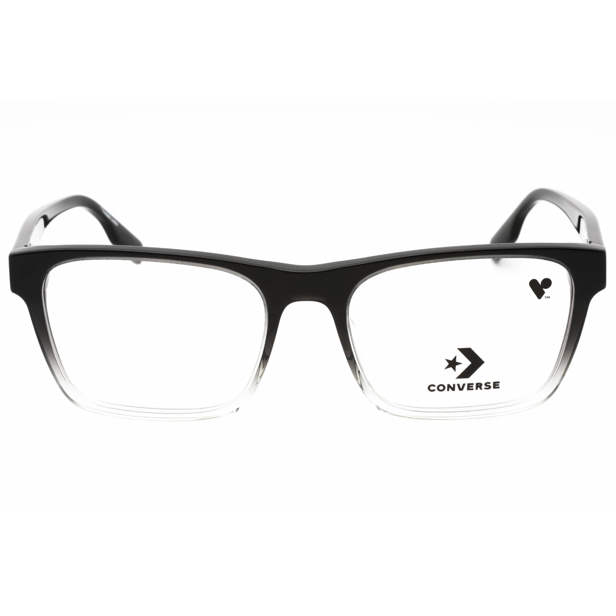Converse Men's Eyeglasses - Crystal Smoke Gradient Plastic Square Frame | CV5000 051