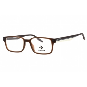 Converse Men's Eyeglasses - Matte Crystal Dark Plastic Rectangular Frame | CV5009 201