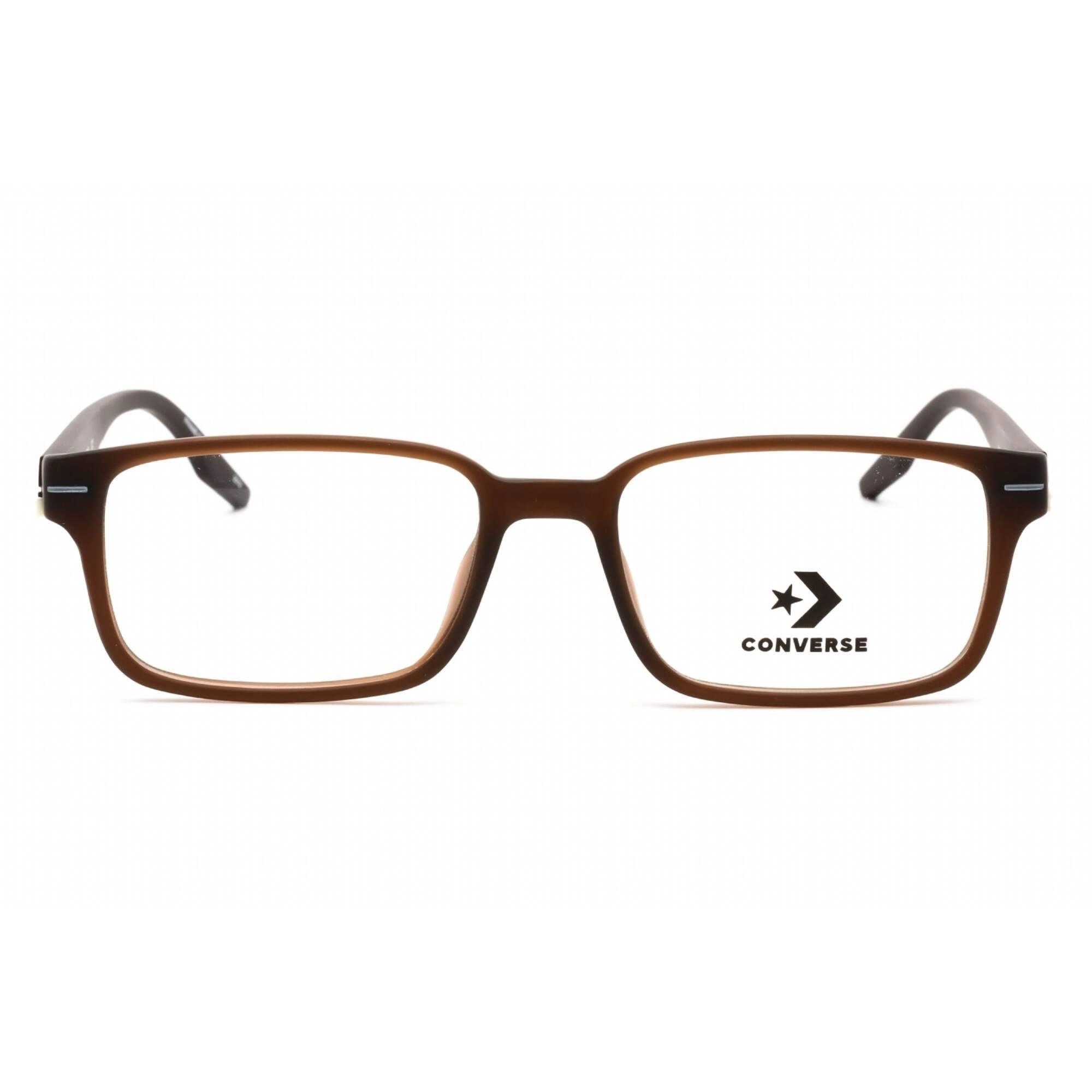 Converse Men's Eyeglasses - Matte Crystal Dark Plastic Rectangular Frame | CV5009 201