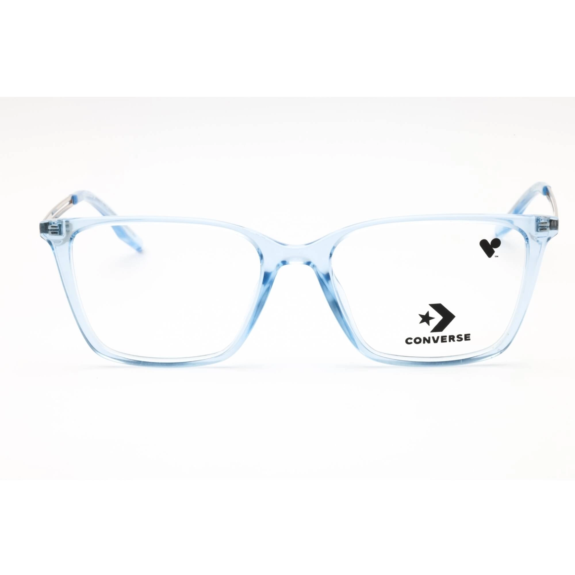 Converse Women's Eyeglasses - Crystal Sea Salt Blue Square Full Rim Frame | CV8002 450