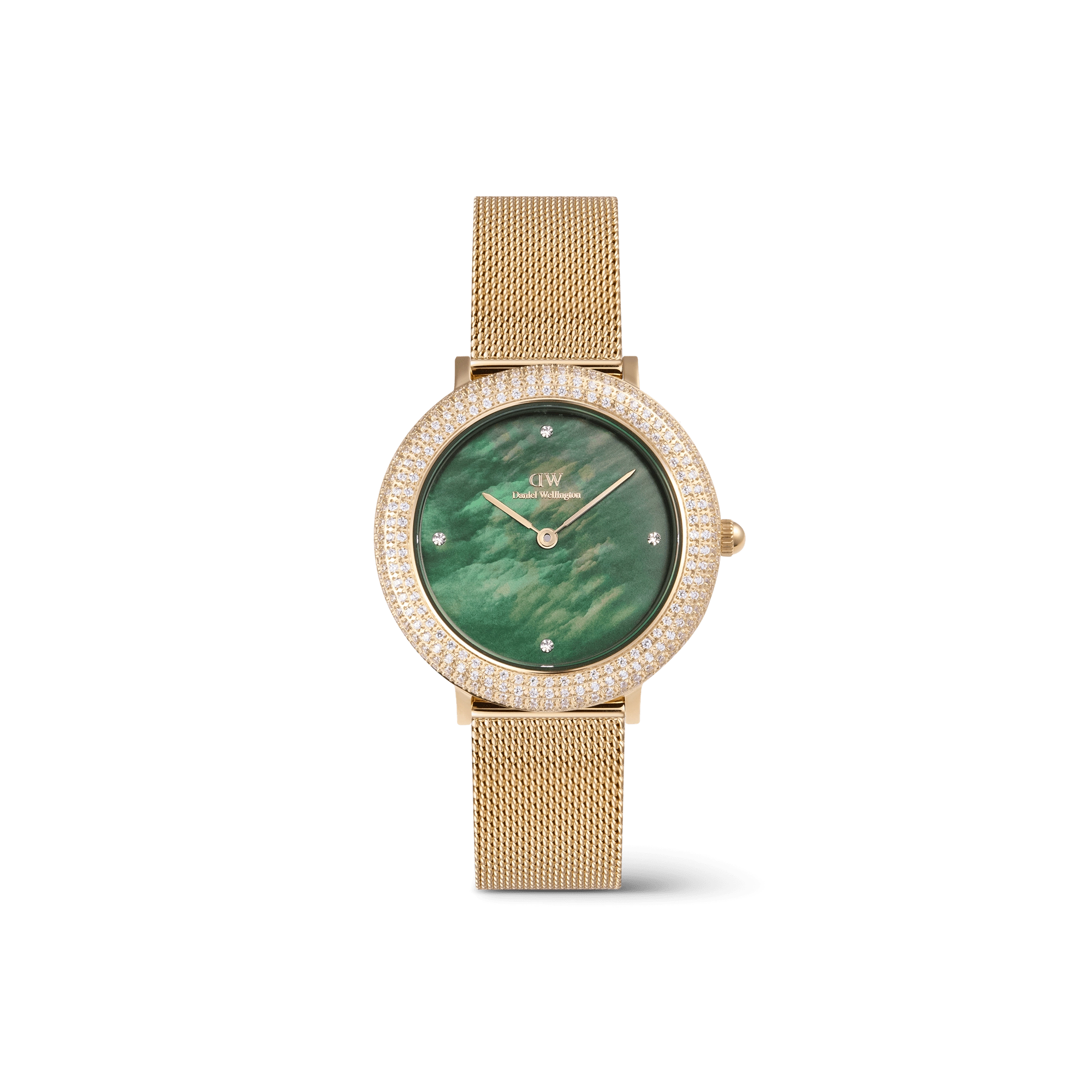 Crystalline Bezel Evergold Green