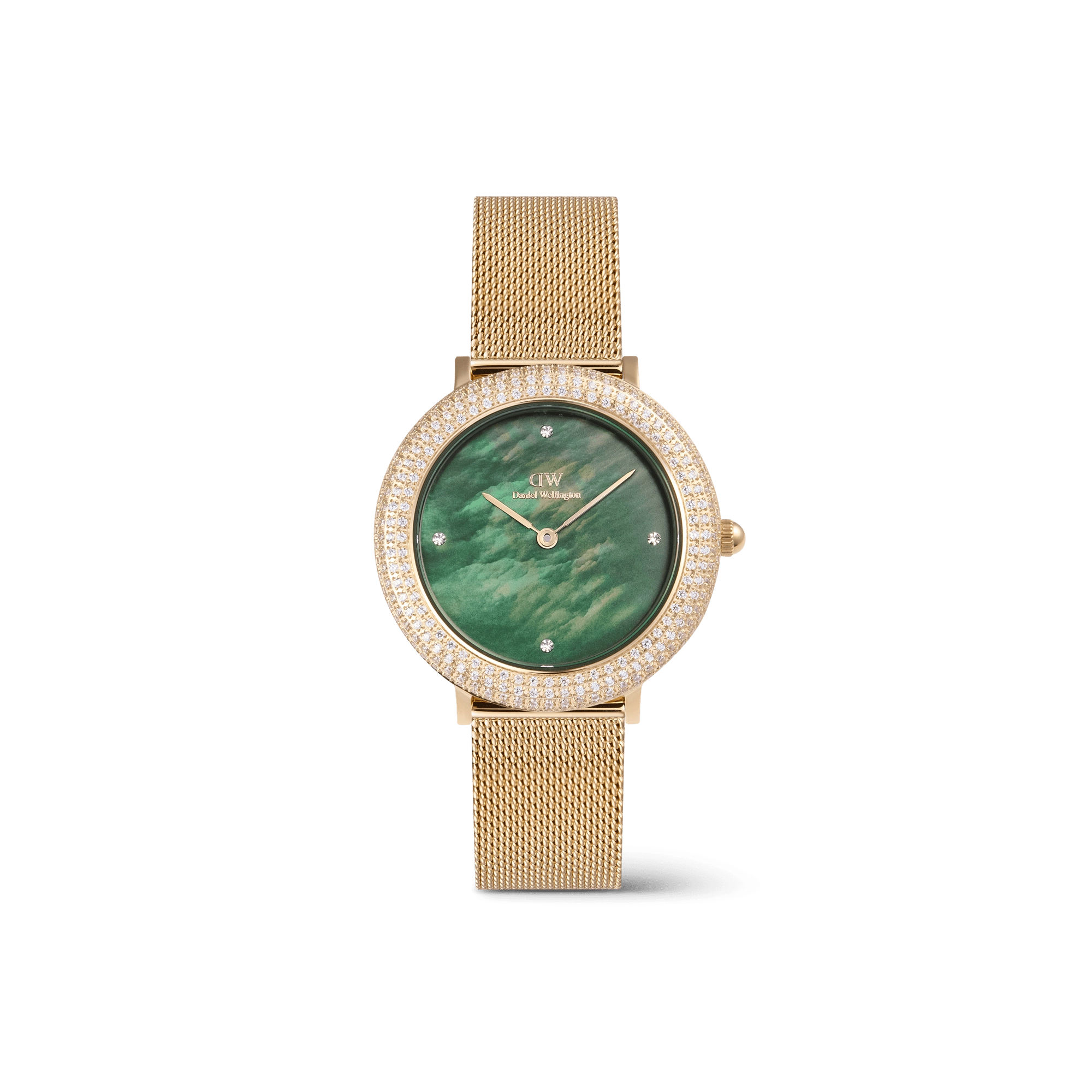 Crystalline Bezel Evergold Green