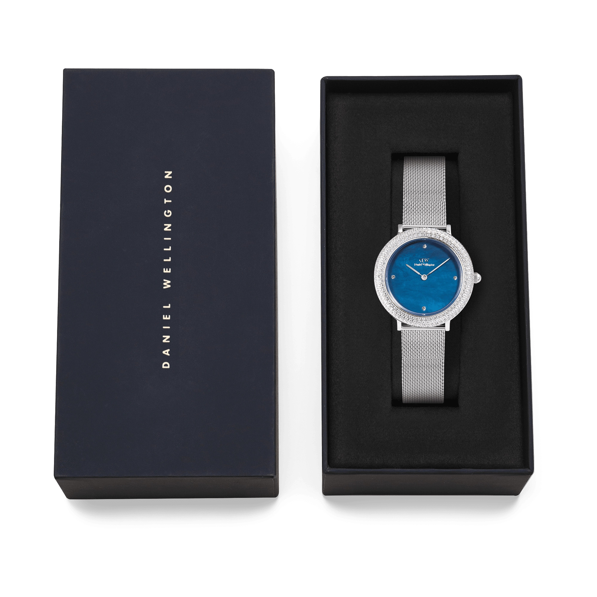 Crystalline Bezel Sterling Blue