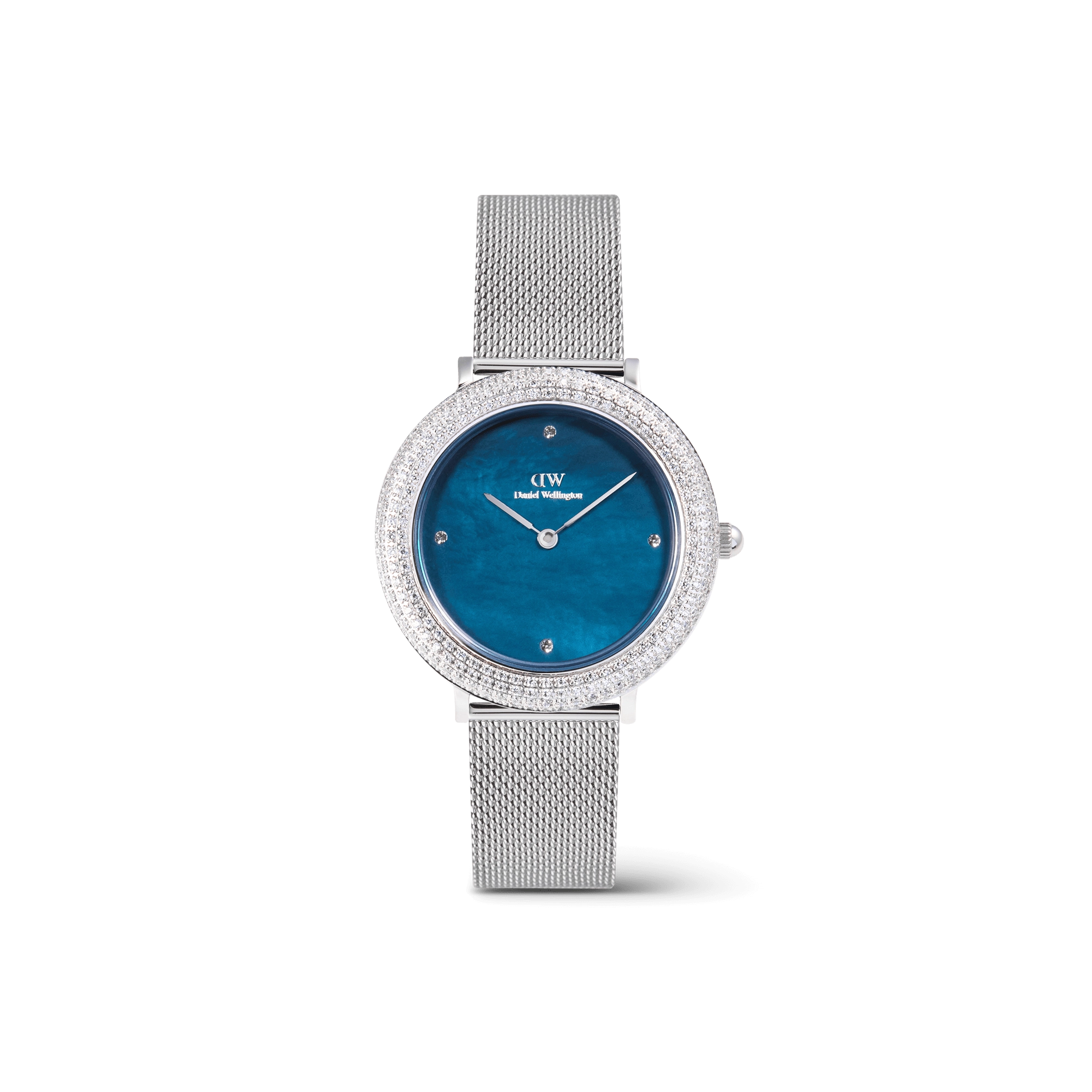 Crystalline Bezel Sterling Blue