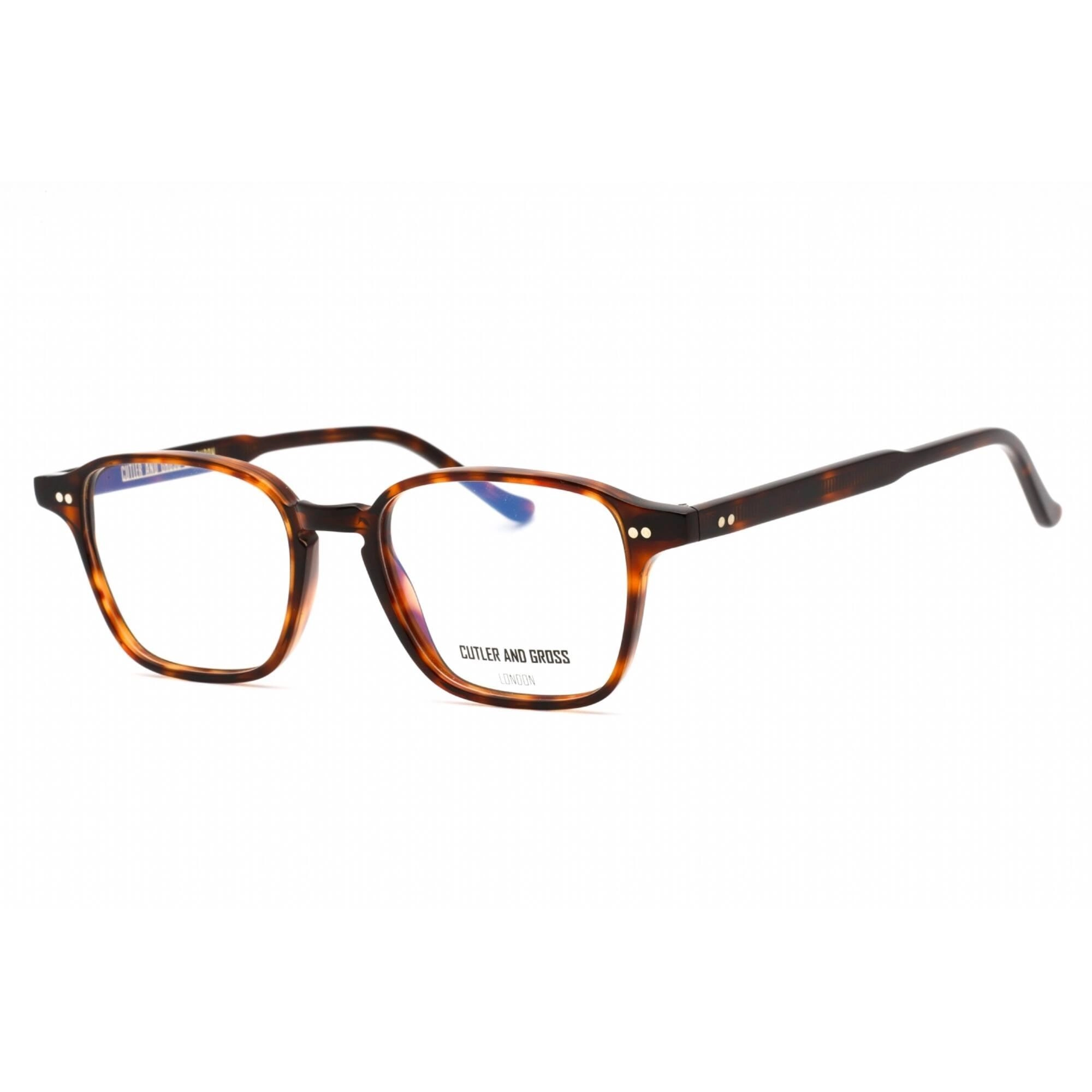 Cutler And Gross Unisex Eyeglasses - Havana Acetate Frame Clear Lens | CGOP136051 002