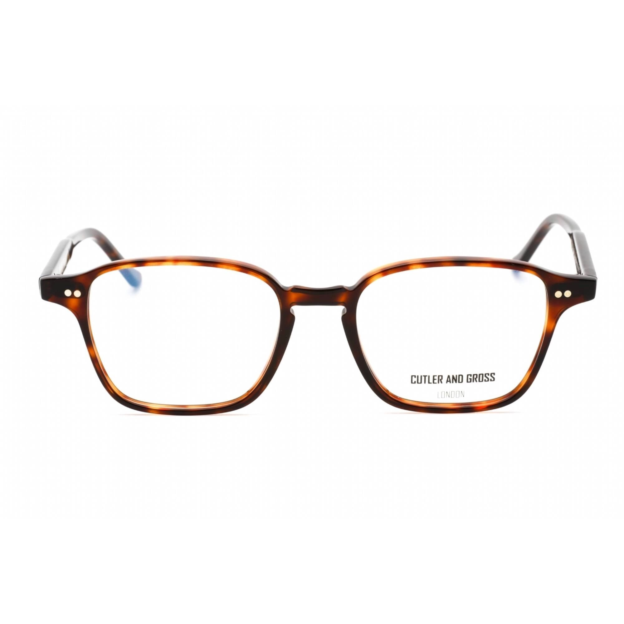 Cutler And Gross Unisex Eyeglasses - Havana Acetate Frame Clear Lens | CGOP136051 002