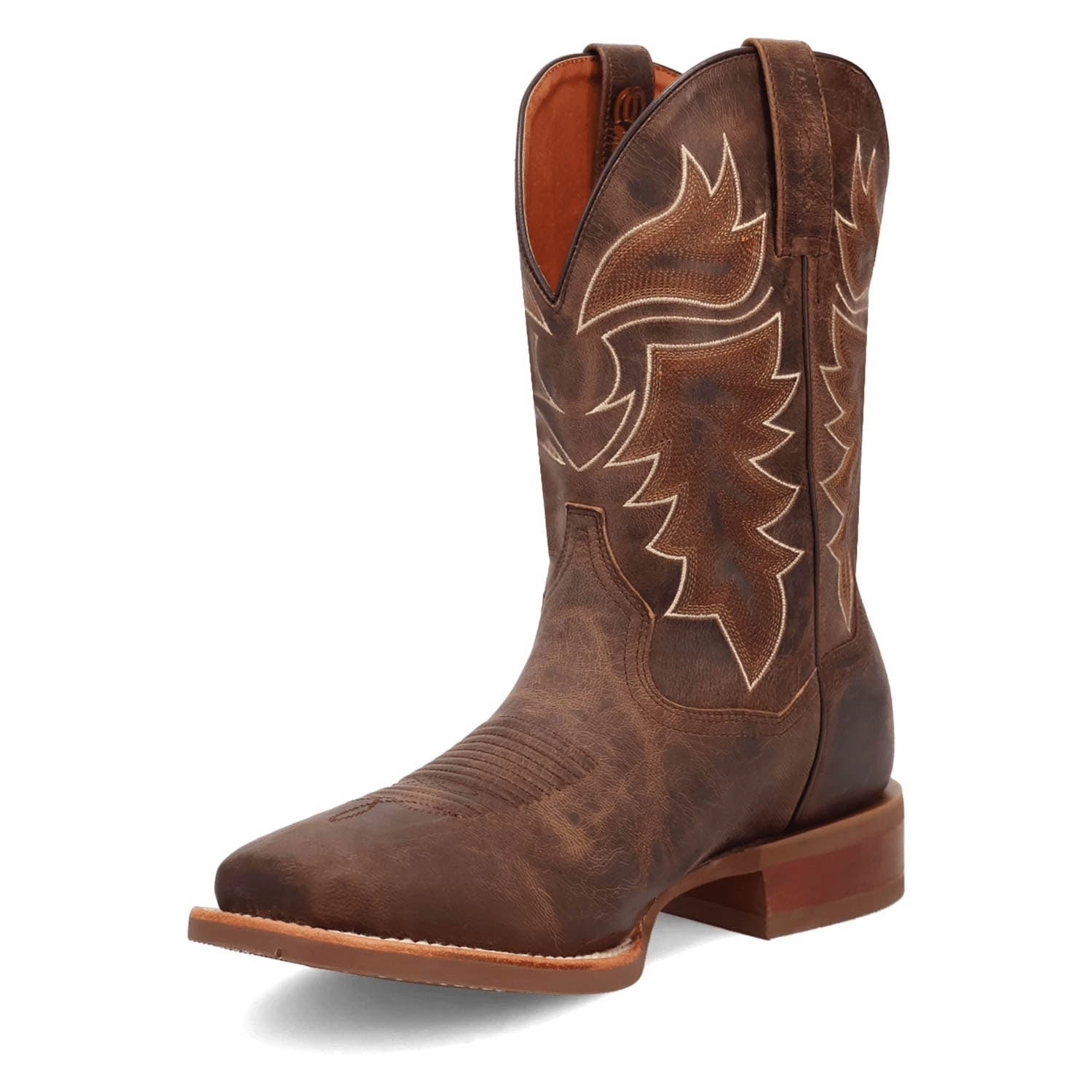 Dan Post Mens Morris Tan Leather Cowboy Boots