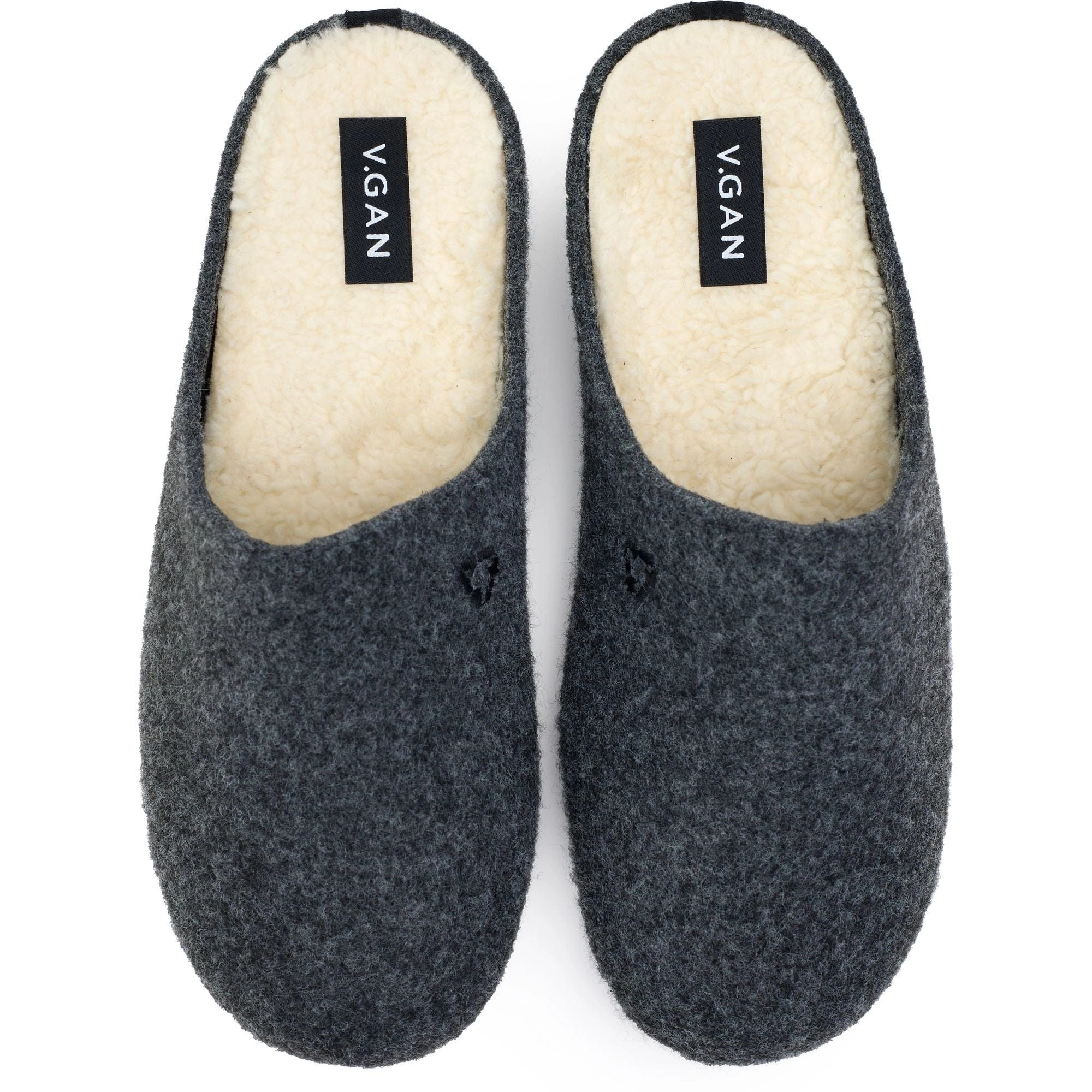 Date Women's Vegan Mule Slippers | Dark Grey