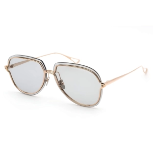 Dita Women's Sunglasses - Gold Aviator Shaped Frame | NIGHTBIRD-THREE DTS520-02-Z