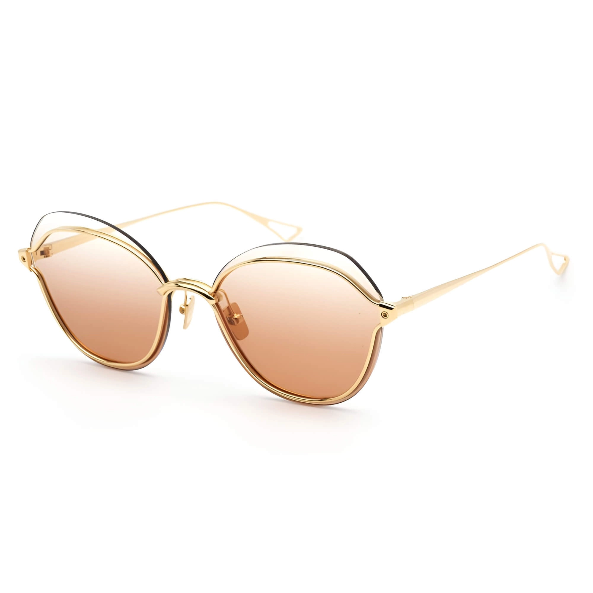 Dita Women's Sunglasses - Gold Butterfly Shaped Frame | NIGHTBIRD - TWO DTS519-03-Z