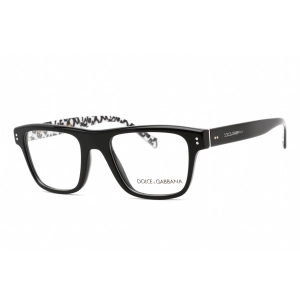 Dolce & Gabbana Women's Eyeglasses - Black Plastic Rectangular Frame | 0DG3362 3389