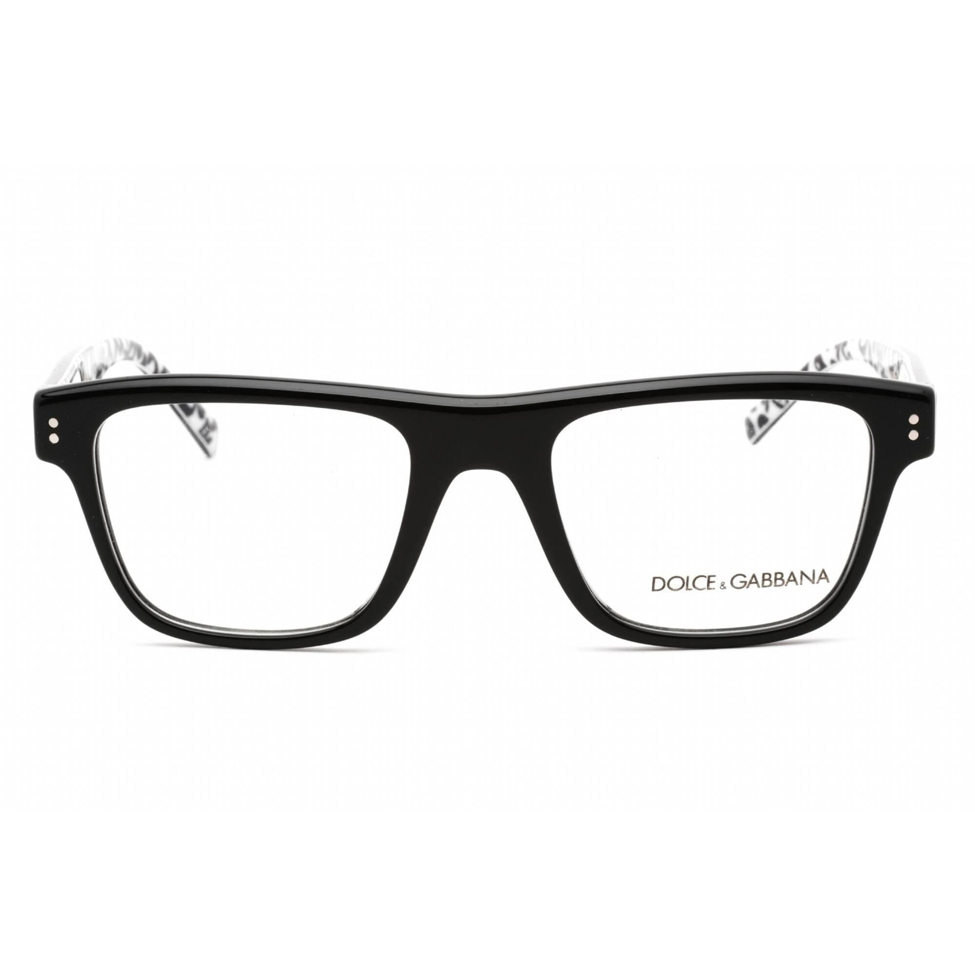 Dolce & Gabbana Women's Eyeglasses - Black Plastic Rectangular Frame | 0DG3362 3389