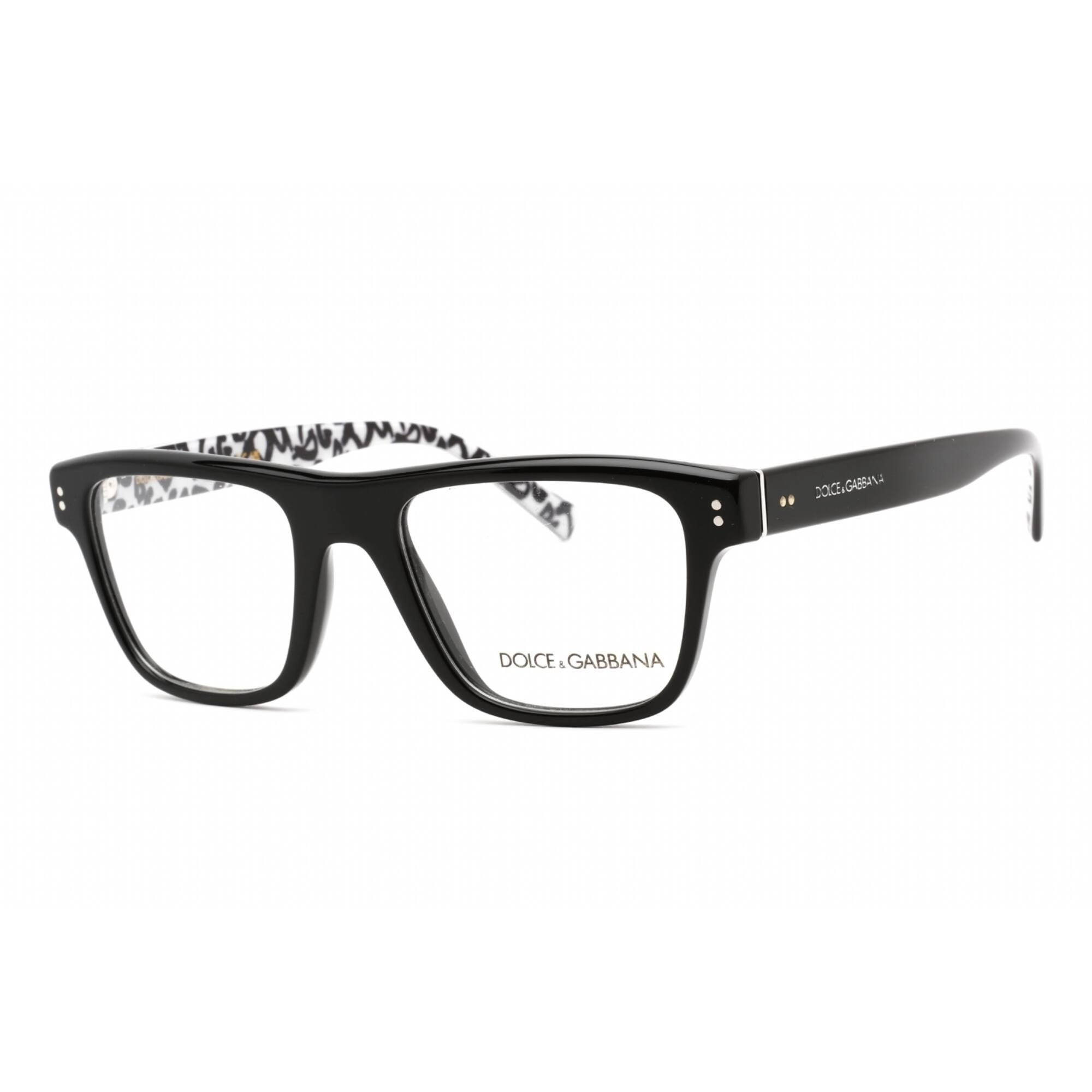 Dolce & Gabbana Women's Eyeglasses - Black Plastic Rectangular Frame | 0DG3362 3389