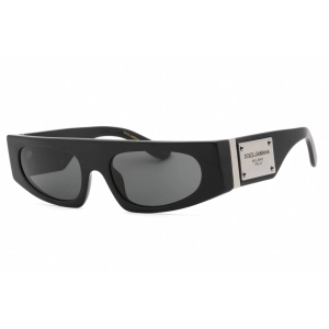 Dolce & Gabbana Women's Sunglasses - Matte Black Rectangular Frame | 0DG4411 252587