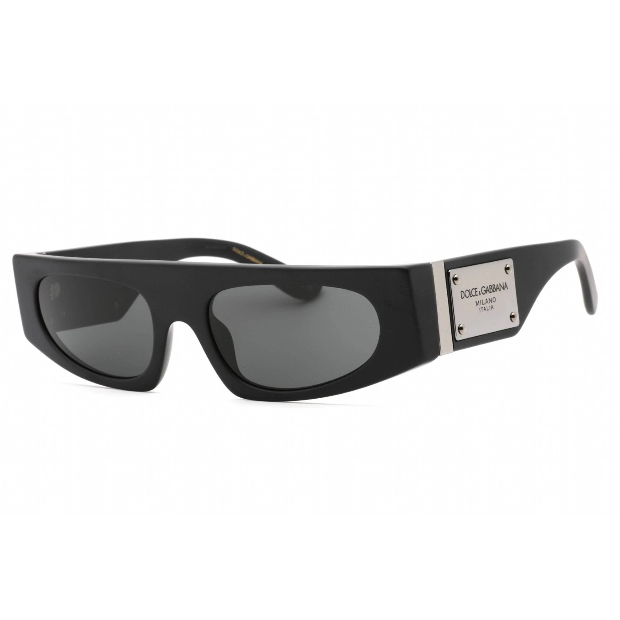 Dolce & Gabbana Women's Sunglasses - Matte Black Rectangular Frame | 0DG4411 252587