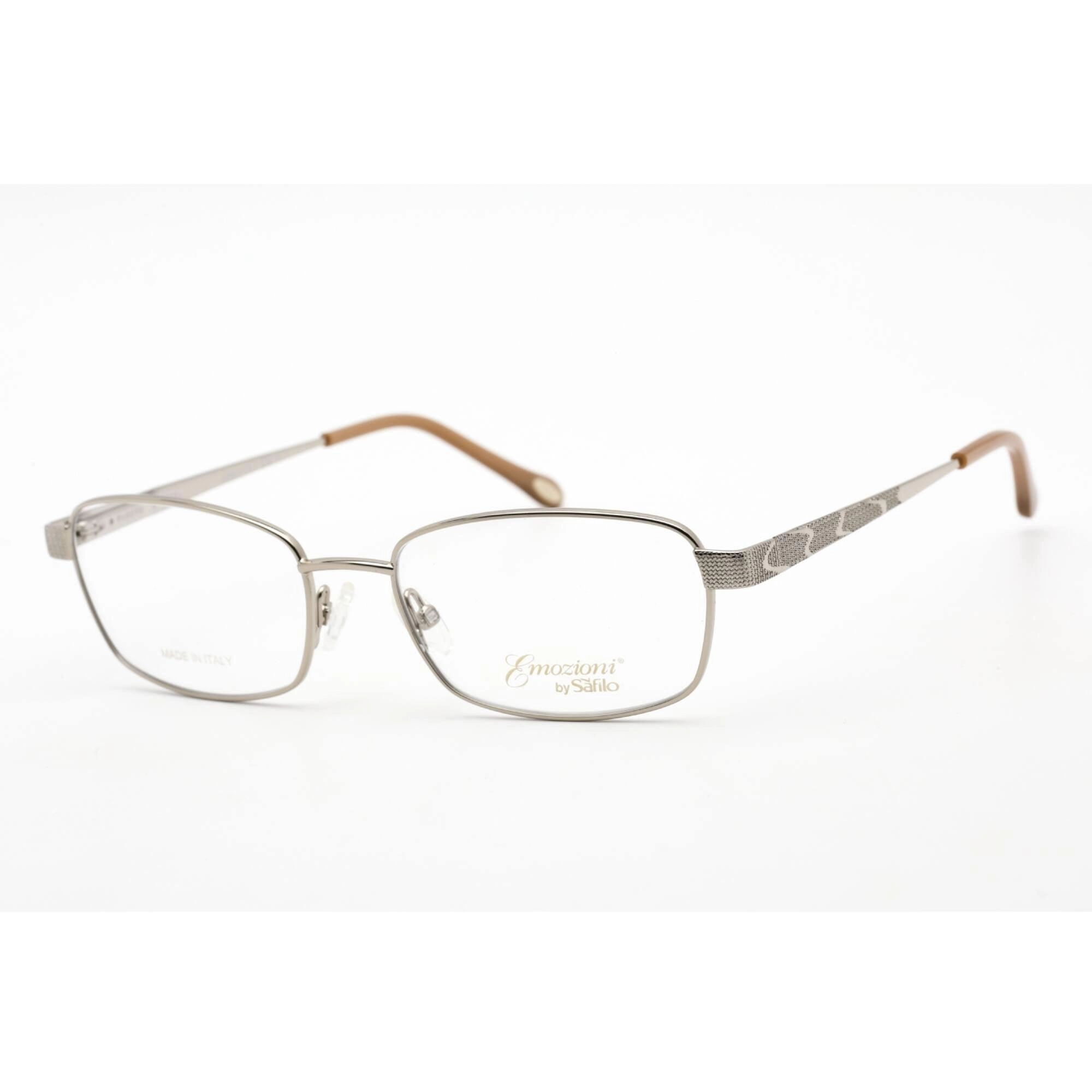 Emozioni Women's Eyeglasses - Light Gold Full Rim Rectangular Frame | EM 4406 03YG 00
