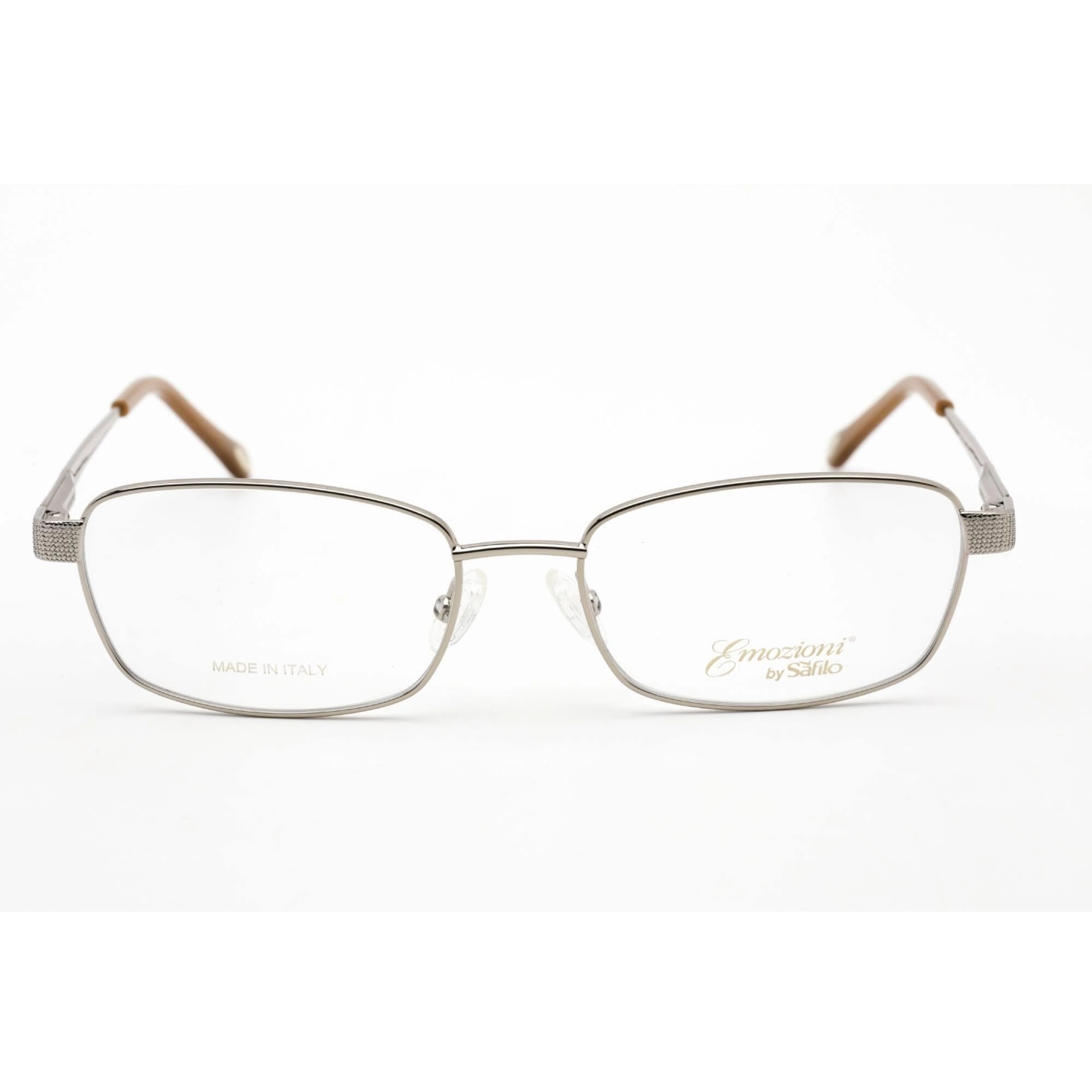 Emozioni Women's Eyeglasses - Light Gold Full Rim Rectangular Frame | EM 4406 03YG 00