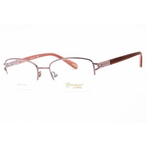 Emozioni Women's Eyeglasses - Light Pink Metal Oval Half Rim Frame | EM 4391 0S8R 00