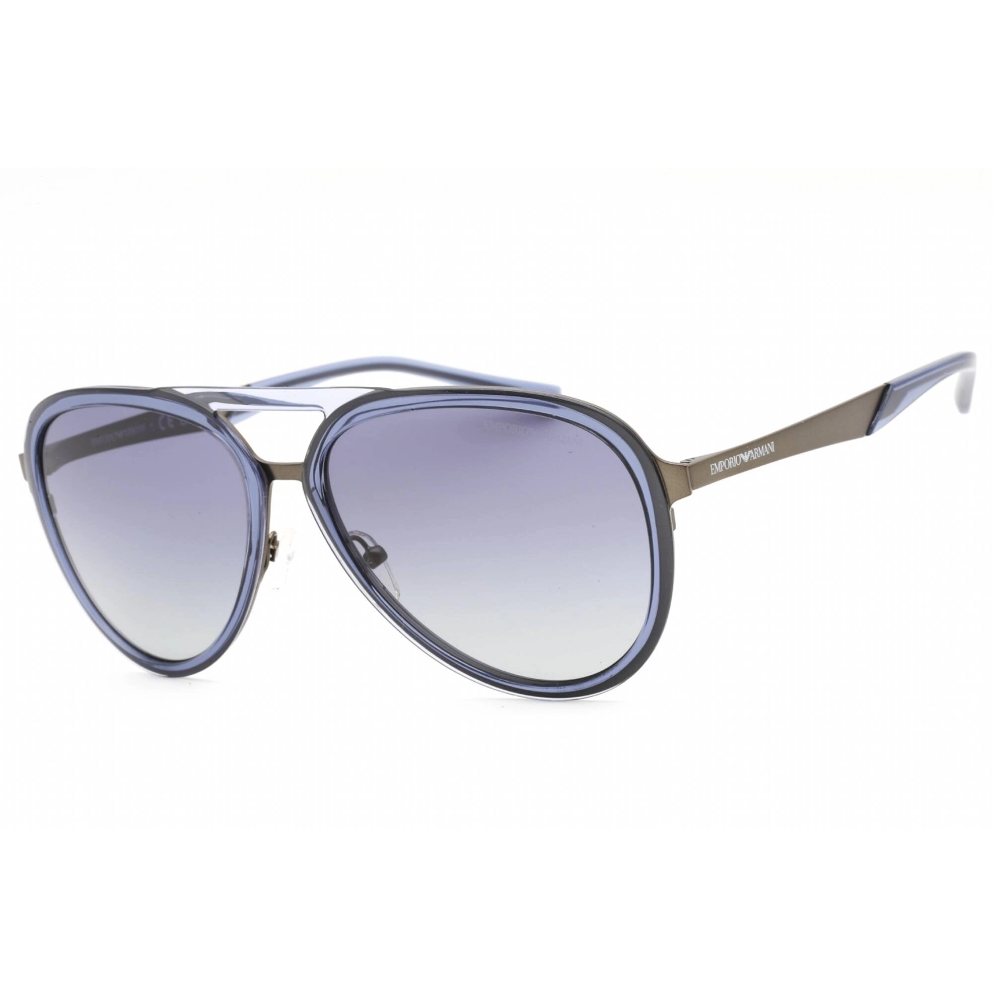 Emporio Armani Men's Sunglasses - Transparent Dark Blue Frame | 0EA2145 33584L