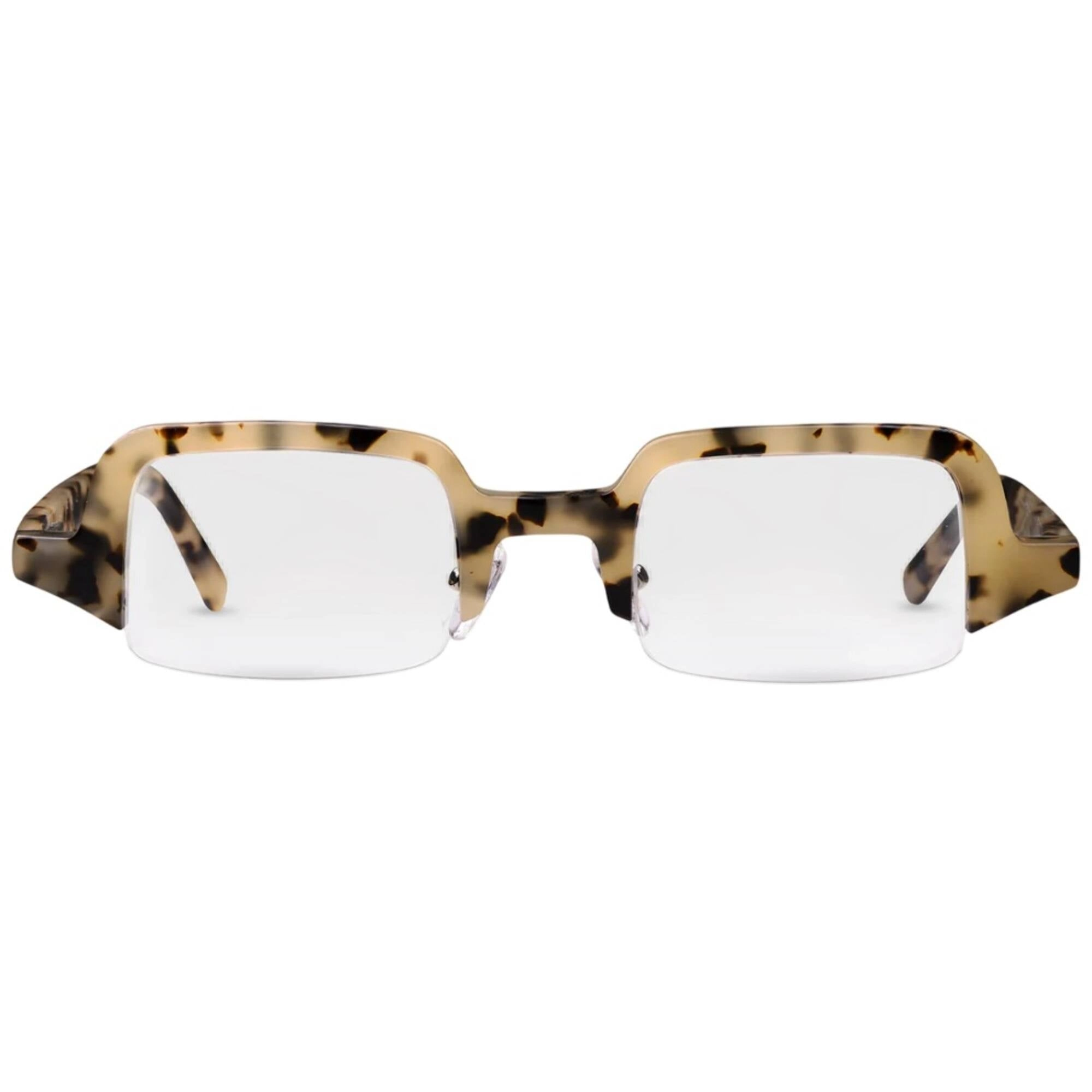 Eyebobs Unisex Reading Glasses - Vanilla Tortoise Rectangular Frame | 3420 WHO NOSE 21